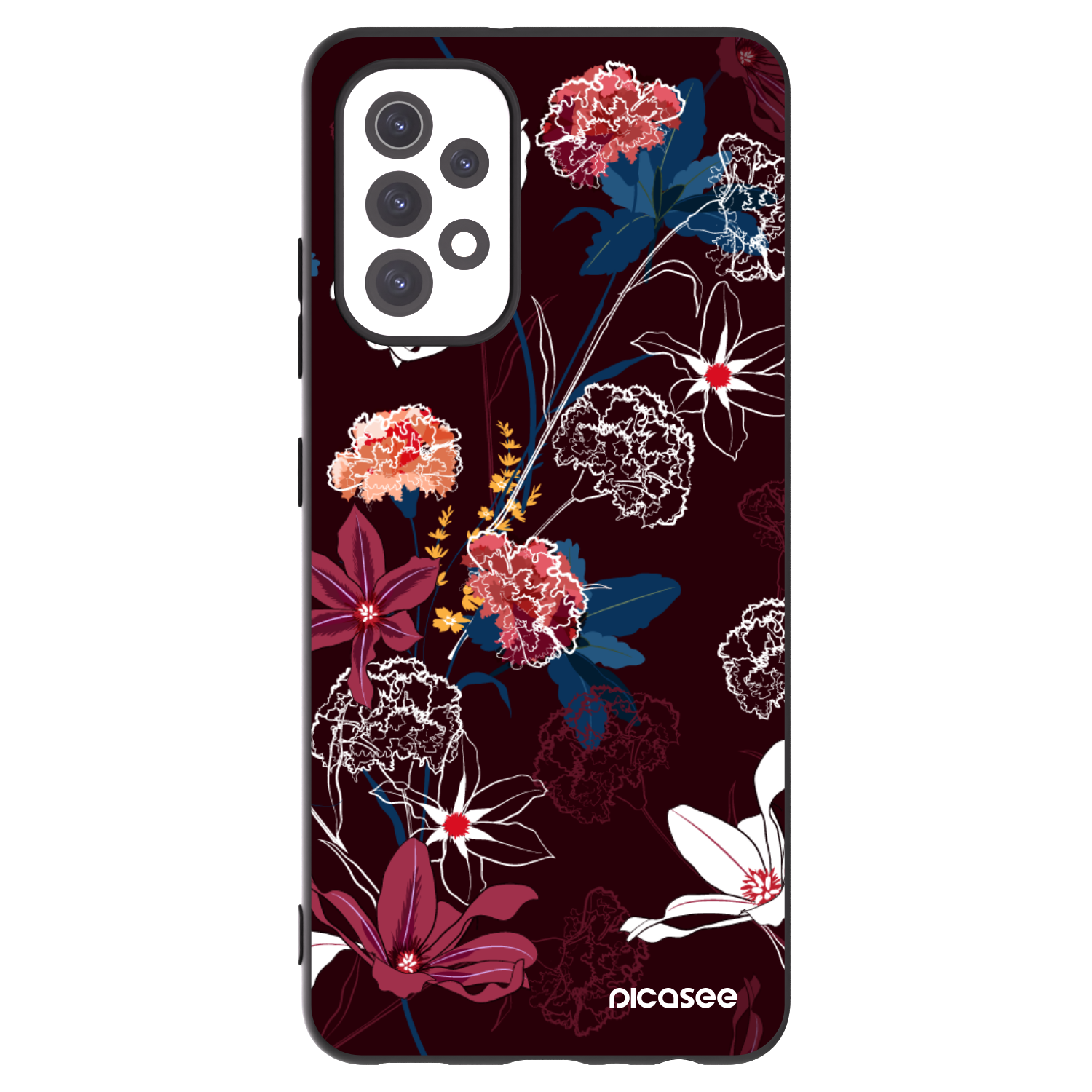 Picasee silikonowe czarne etui na Samsung Galaxy A32 5G A326B - Dark Meadow
