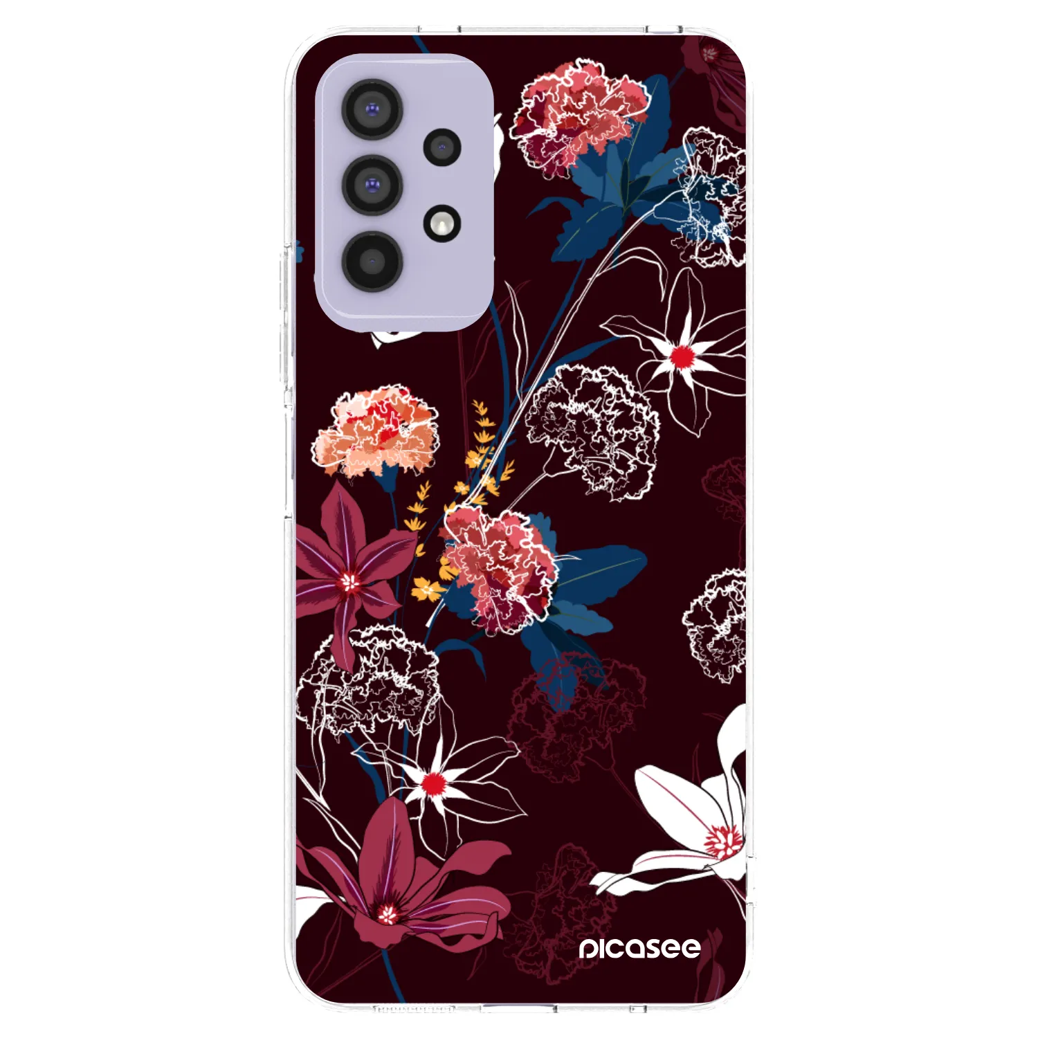 Picasee silikonowe przeźroczyste etui na Samsung Galaxy A32 4G SM-A325F - Dark Meadow