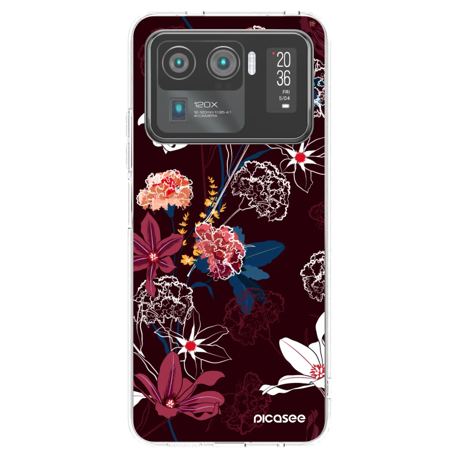 Picasee silikonowe przeźroczyste etui na Xiaomi Mi 11 Ultra - Dark Meadow