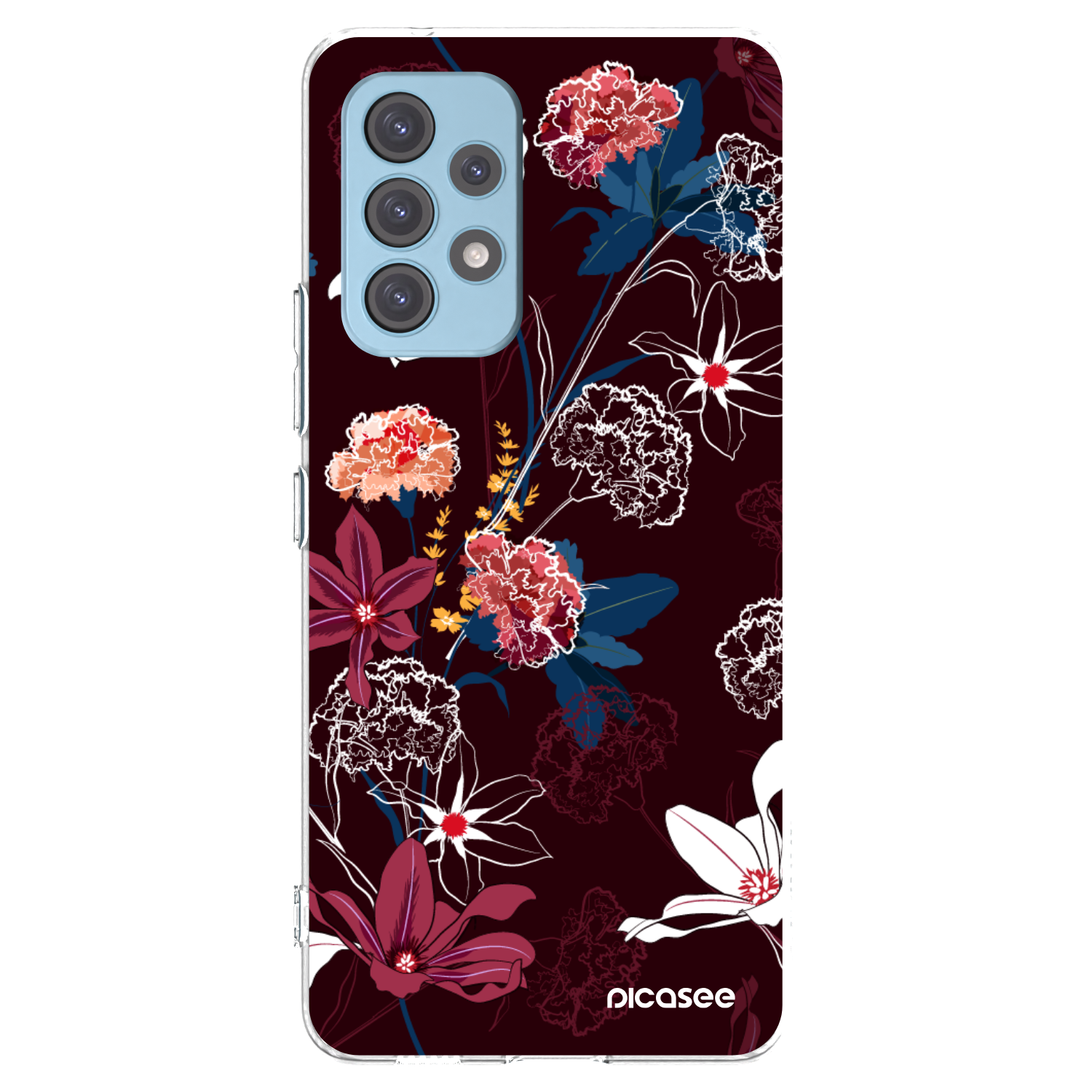 Picasee silikonowe przeźroczyste etui na Samsung Galaxy A53 5G A536 - Dark Meadow