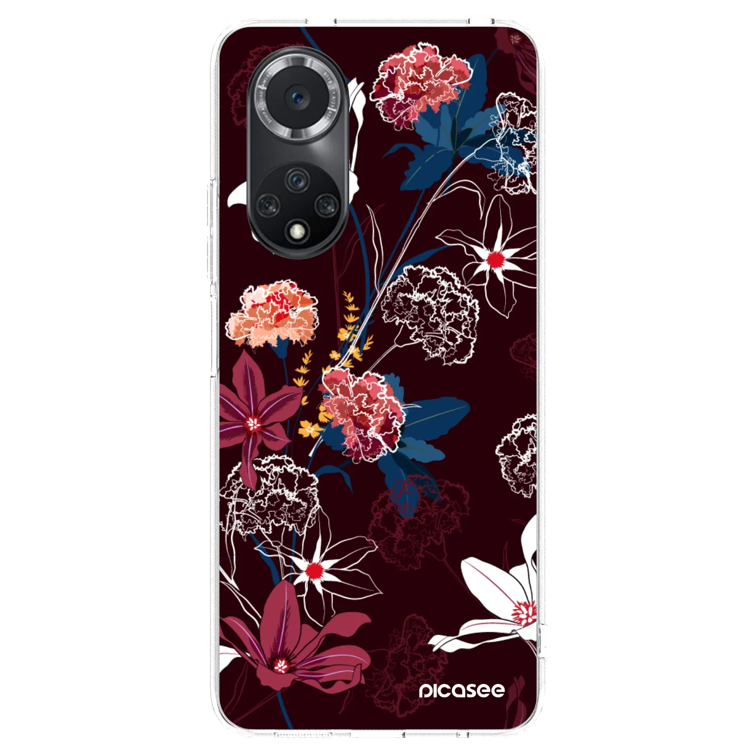 Picasee silikonowe przeźroczyste etui na Huawei Nova 9 SE - Dark Meadow