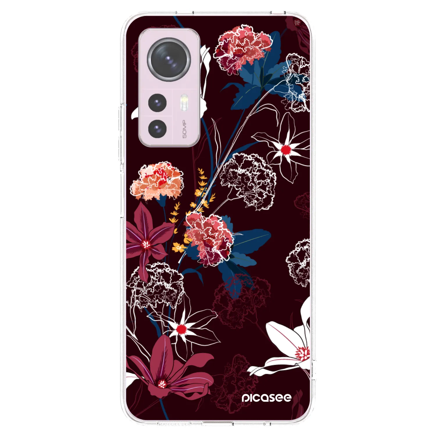 Picasee silikonowe przeźroczyste etui na Xiaomi 12 - Dark Meadow