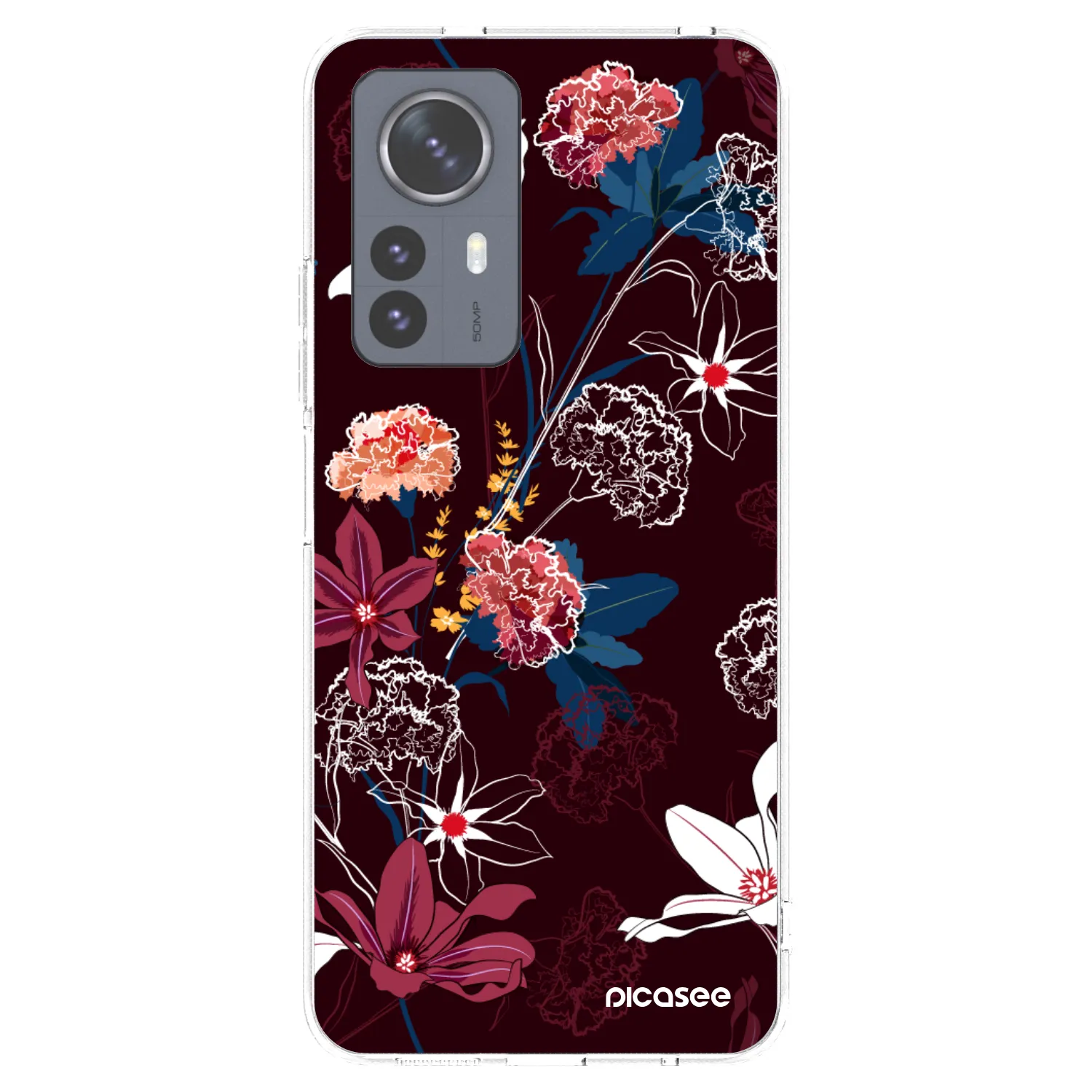 Picasee silikonowe przeźroczyste etui na Xiaomi 12 Pro - Dark Meadow