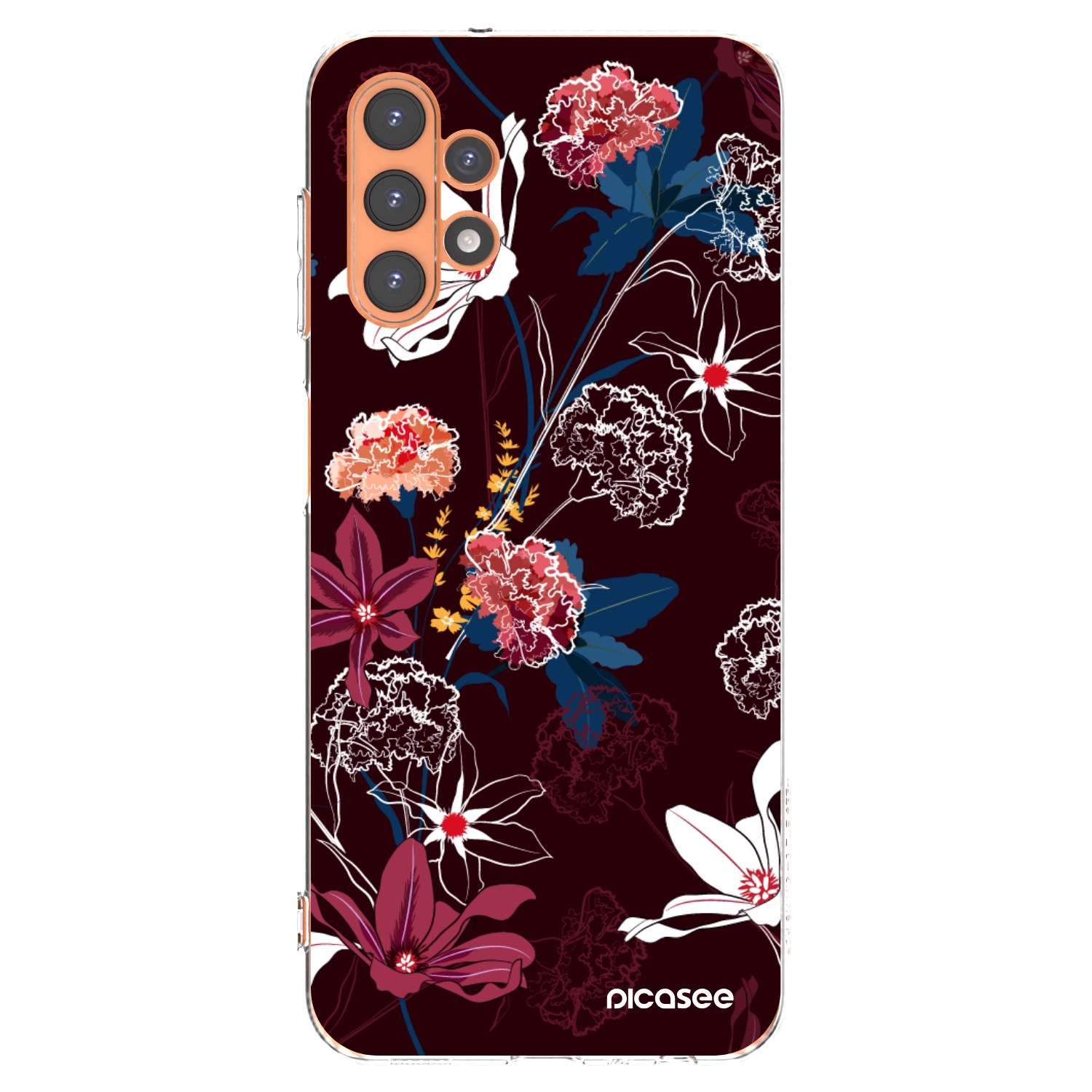 Picasee silikonowe przeźroczyste etui na Samsung Galaxy A13 4G A135 - Dark Meadow