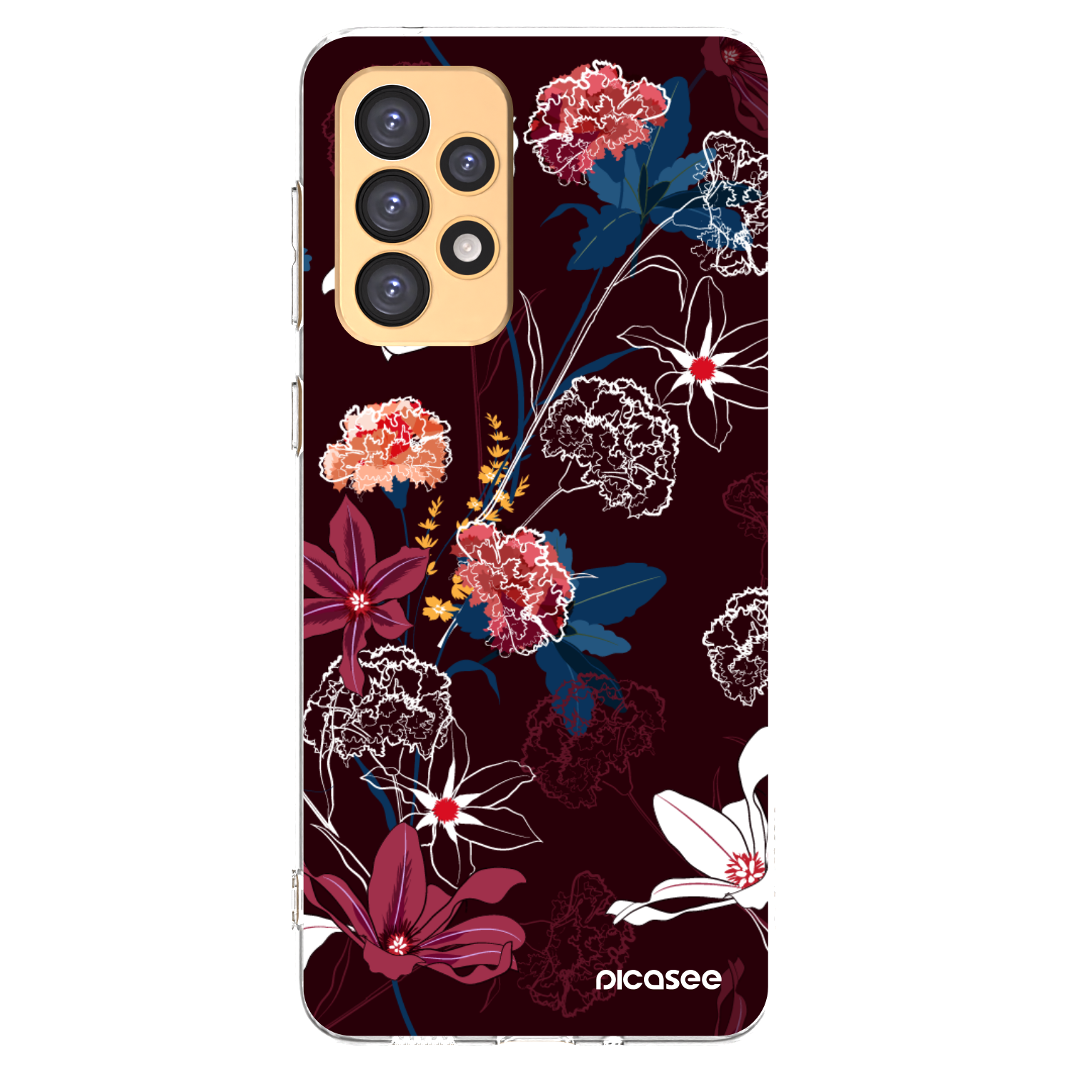 Picasee silikonowe przeźroczyste etui na Samsung Galaxy A33 5G A336 - Dark Meadow