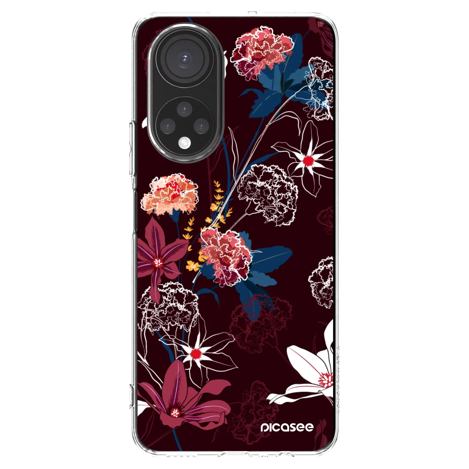 Picasee silikonowe przeźroczyste etui na Honor X7 - Dark Meadow
