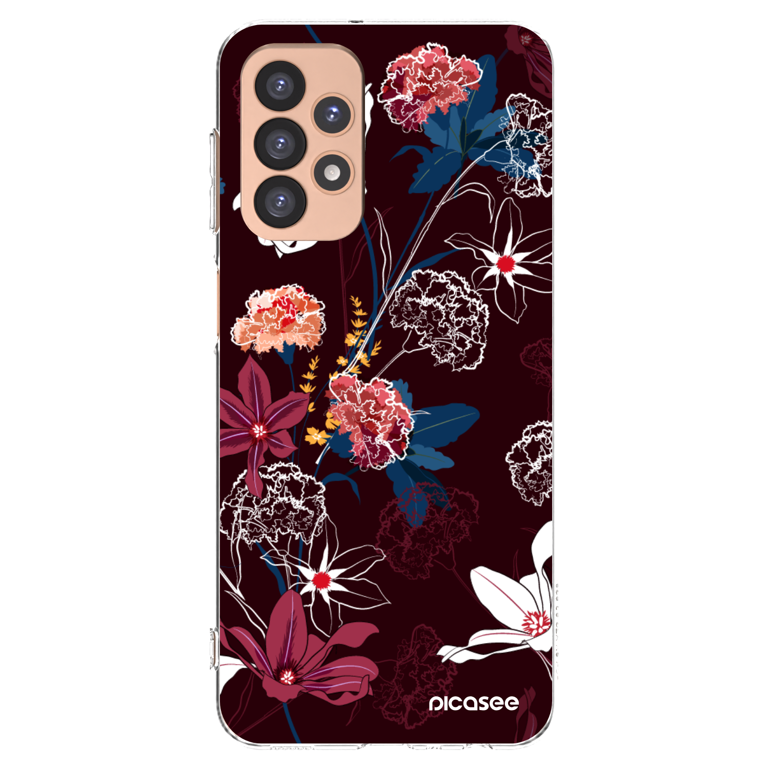 Picasee silikonowe przeźroczyste etui na Samsung Galaxy A23 A236B 5G - Dark Meadow