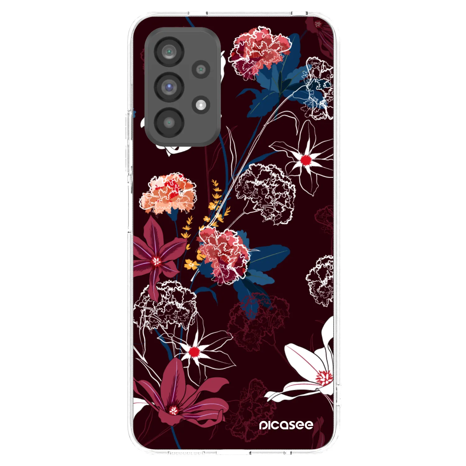 Picasee silikonowe przeźroczyste etui na Samsung Galaxy A73 5G - Dark Meadow