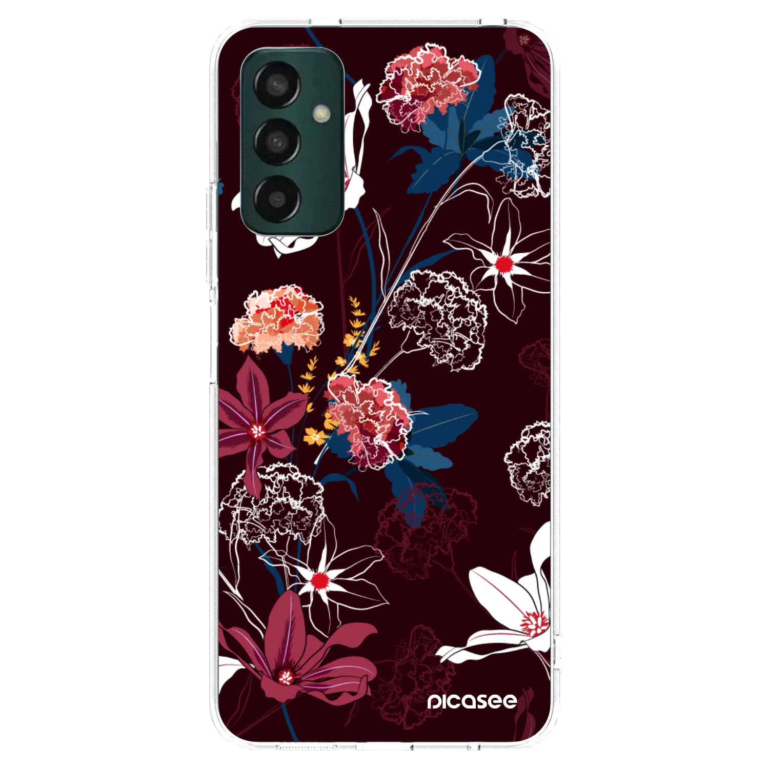 Picasee silikonowe przeźroczyste etui na Samsung Galaxy M23 5G - Dark Meadow
