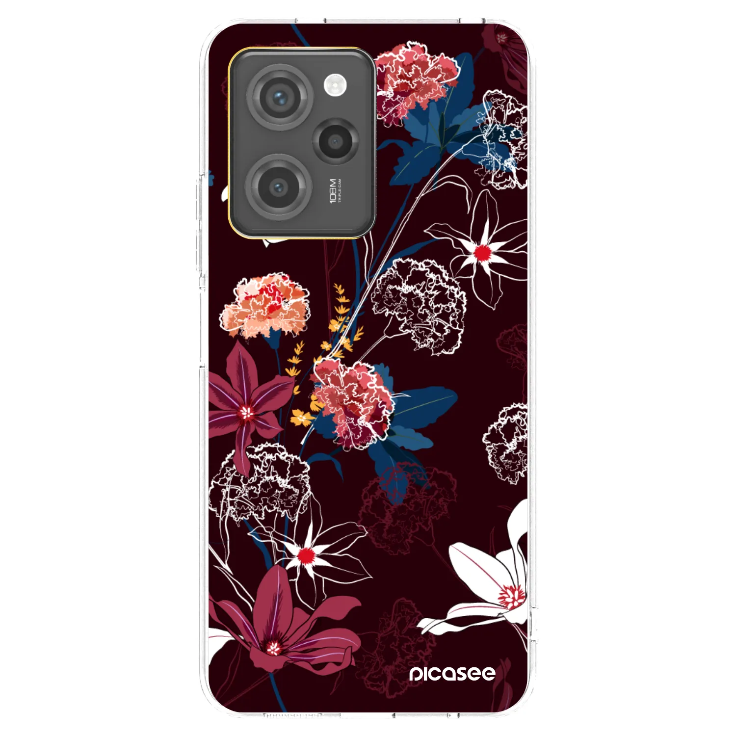Picasee silikonowe przeźroczyste etui na Xiaomi Poco X5 Pro - Dark Meadow