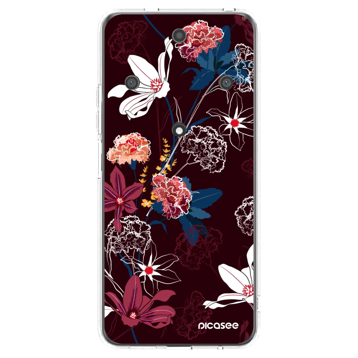 Picasee silikonowe przeźroczyste etui na Honor Magic5 Lite 5G - Dark Meadow