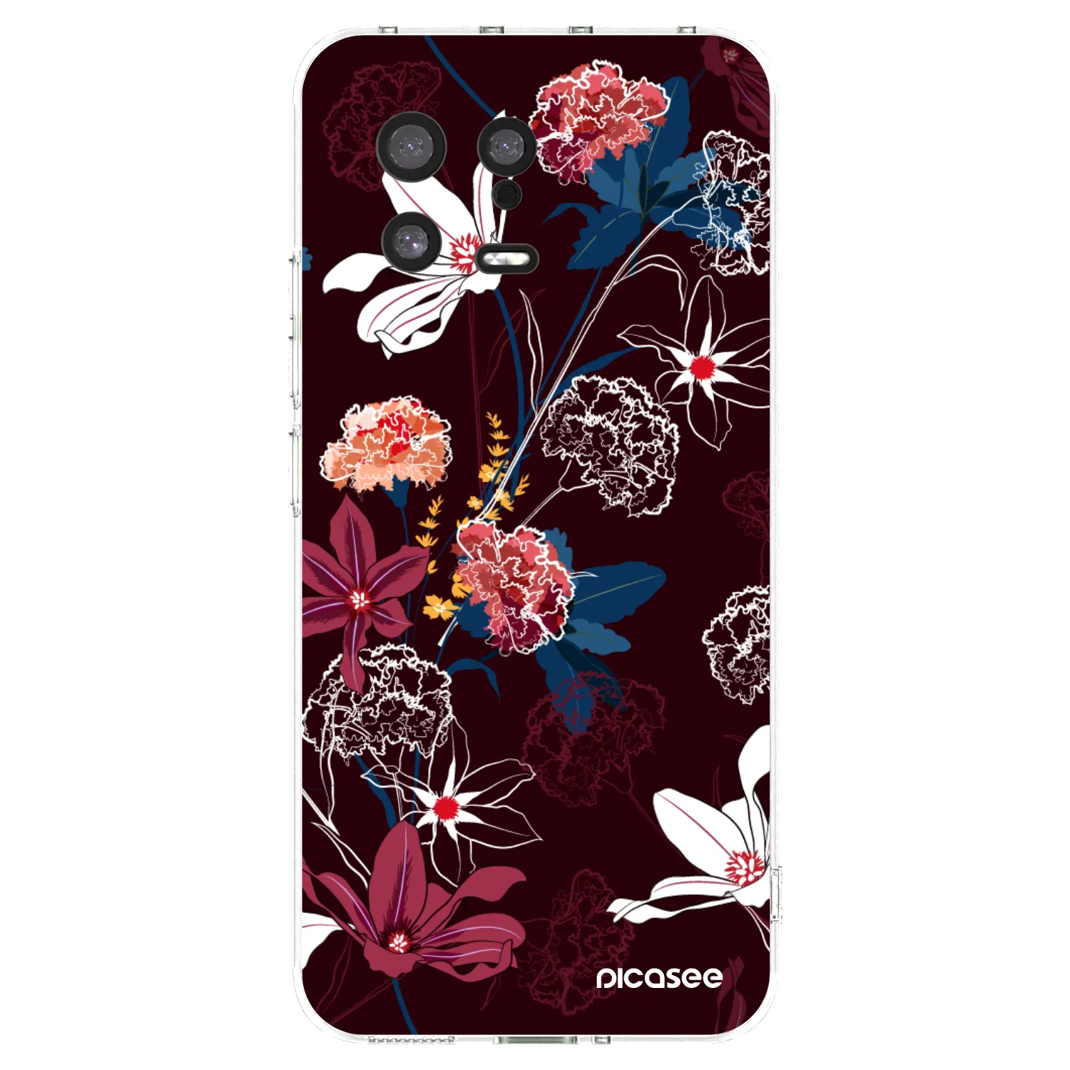 Picasee silikonowe przeźroczyste etui na Xiaomi 13 - Dark Meadow