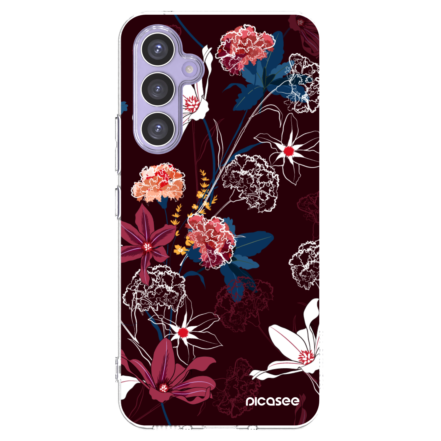 Picasee silikonowe przeźroczyste etui na Samsung Galaxy A54 5G A546B - Dark Meadow