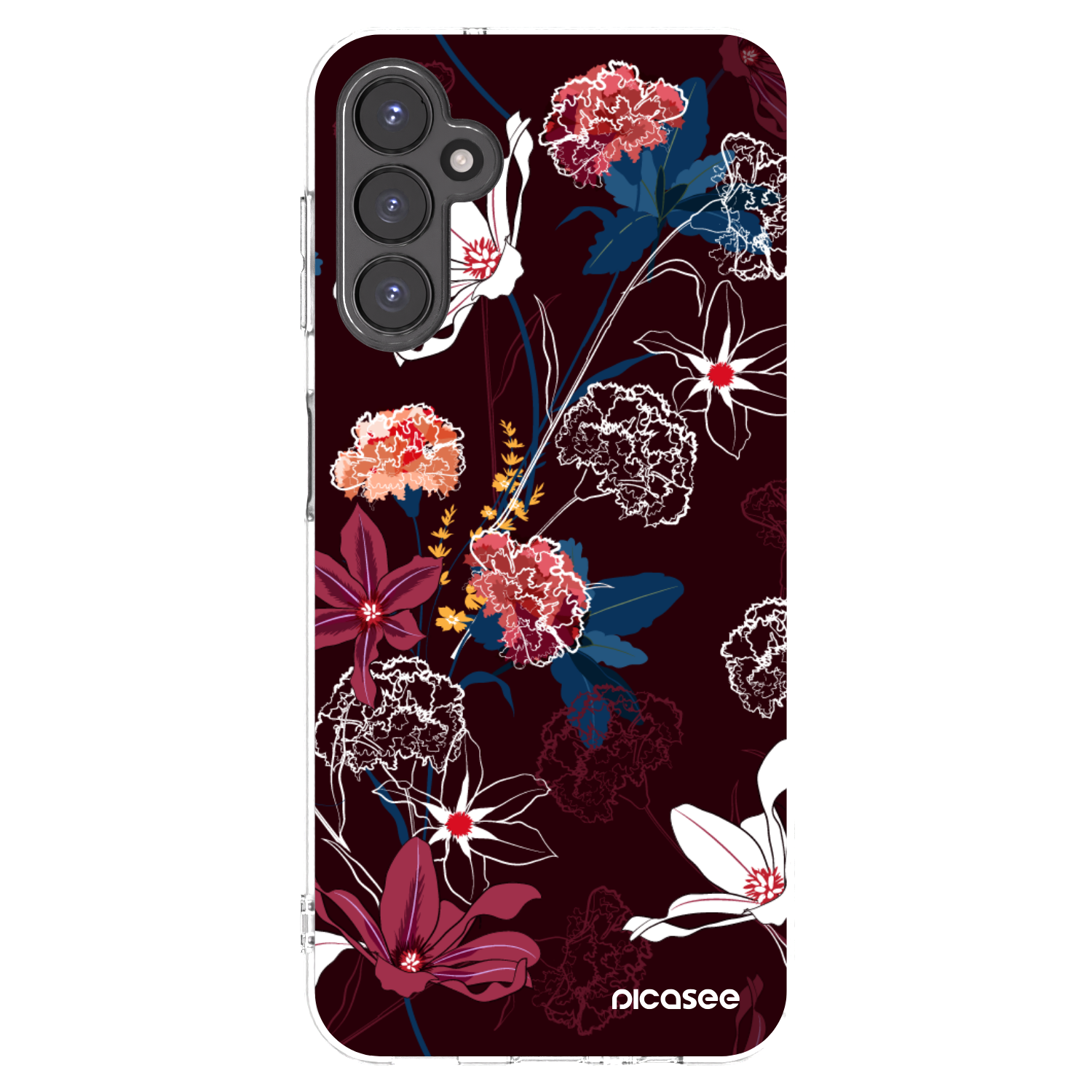 Picasee silikonowe przeźroczyste etui na Samsung Galaxy A14 5G A146P - Dark Meadow