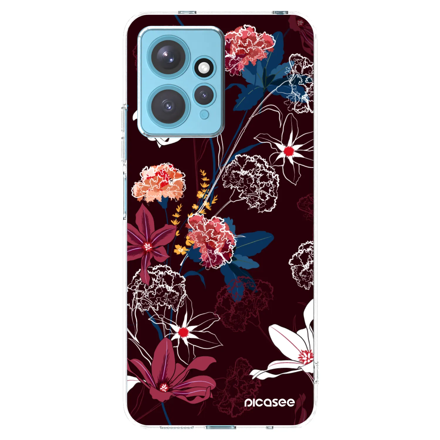 Picasee silikonowe przeźroczyste etui na Xiaomi Redmi Note 12 4G - Dark Meadow