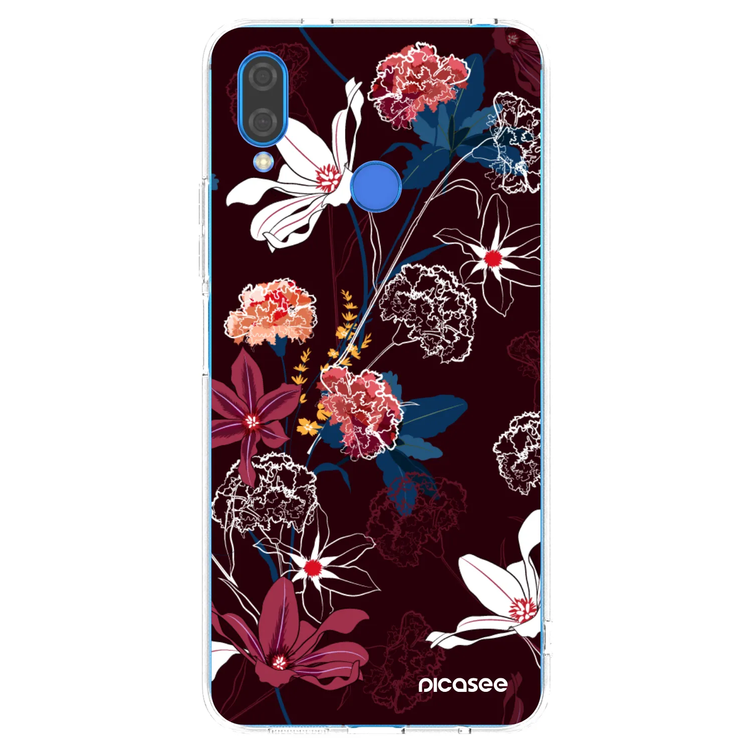 Picasee silikonowe przeźroczyste etui na Huawei Nova 3i - Dark Meadow