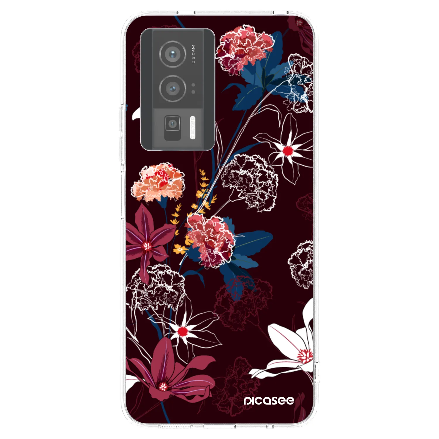 Picasee silikonowe przeźroczyste etui na Xiaomi Poco F5 Pro 5G - Dark Meadow