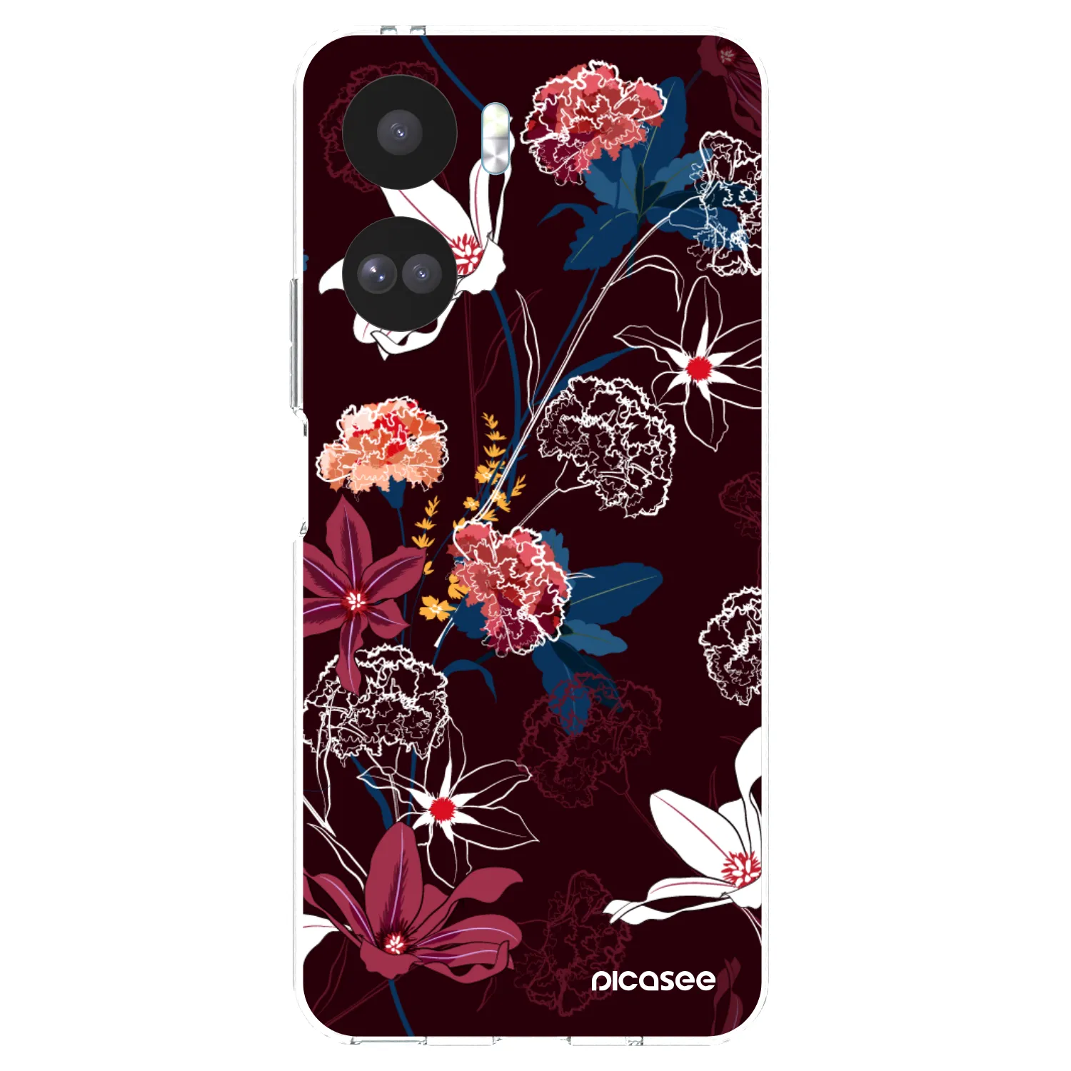 Picasee silikonowe przeźroczyste etui na Honor 90 Lite 5G - Dark Meadow