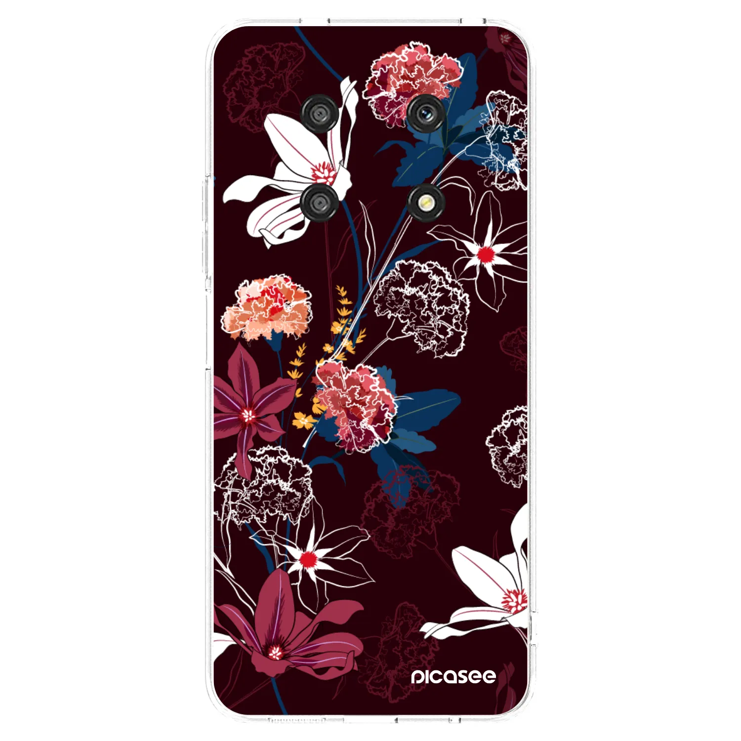 Picasee silikonowe przeźroczyste etui na Honor Magic4 Lite 5G - Dark Meadow
