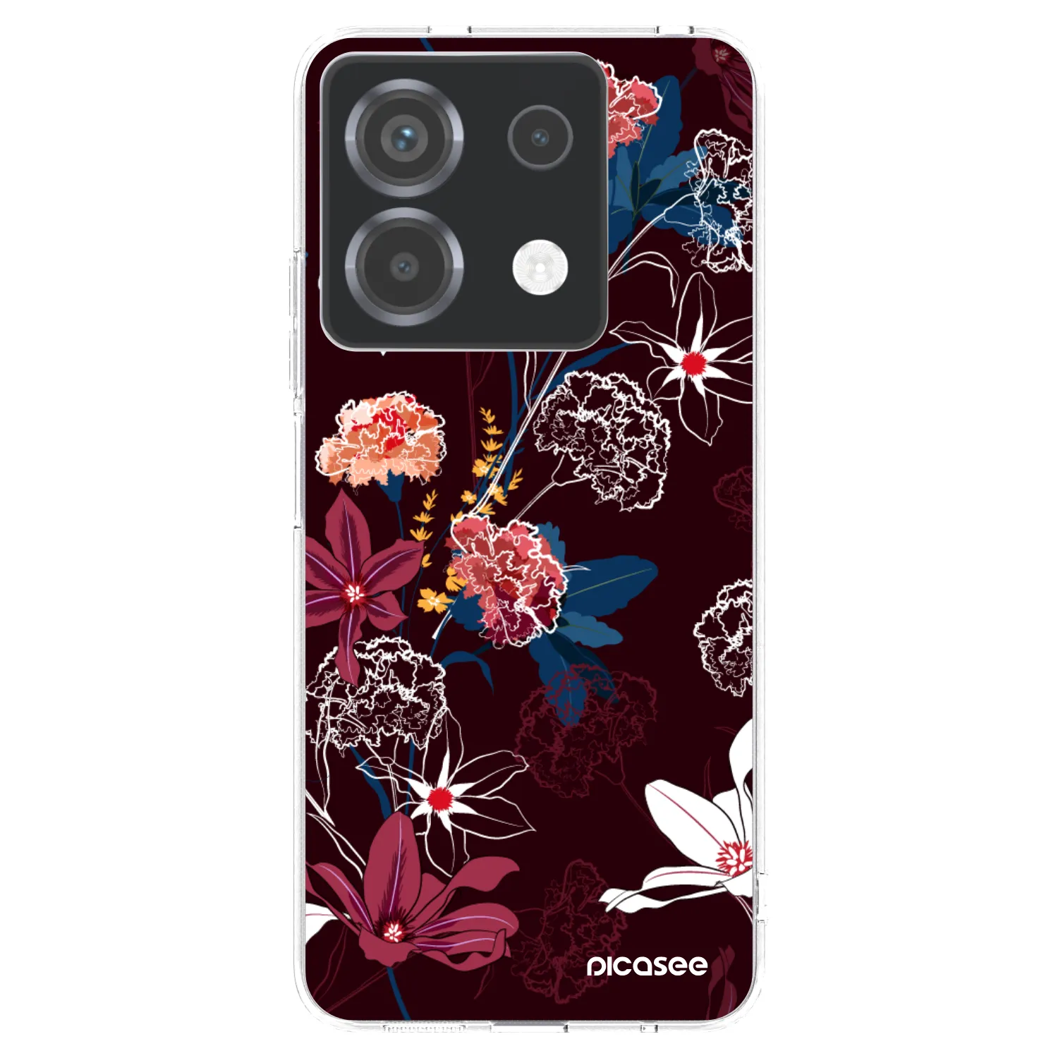 Picasee silikonowe przeźroczyste etui na Xiaomi Poco X6 - Dark Meadow