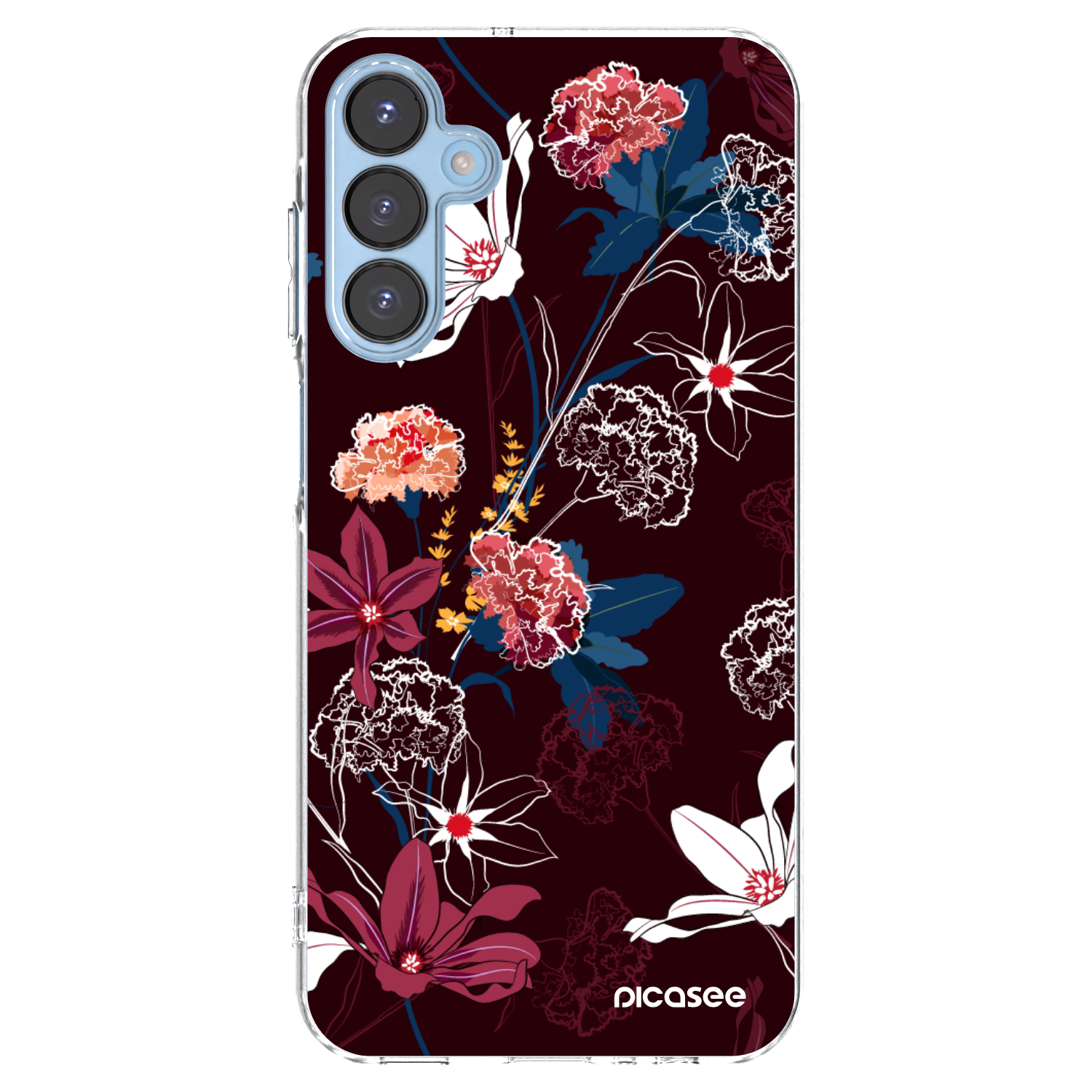 Picasee silikonowe przeźroczyste etui na Samsung Galaxy A15 A156B 5G - Dark Meadow