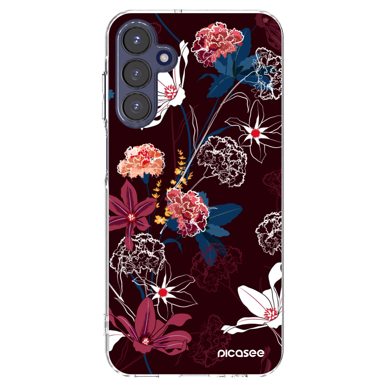 Picasee silikonowe przeźroczyste etui na Samsung Galaxy A15 A155F 4G - Dark Meadow