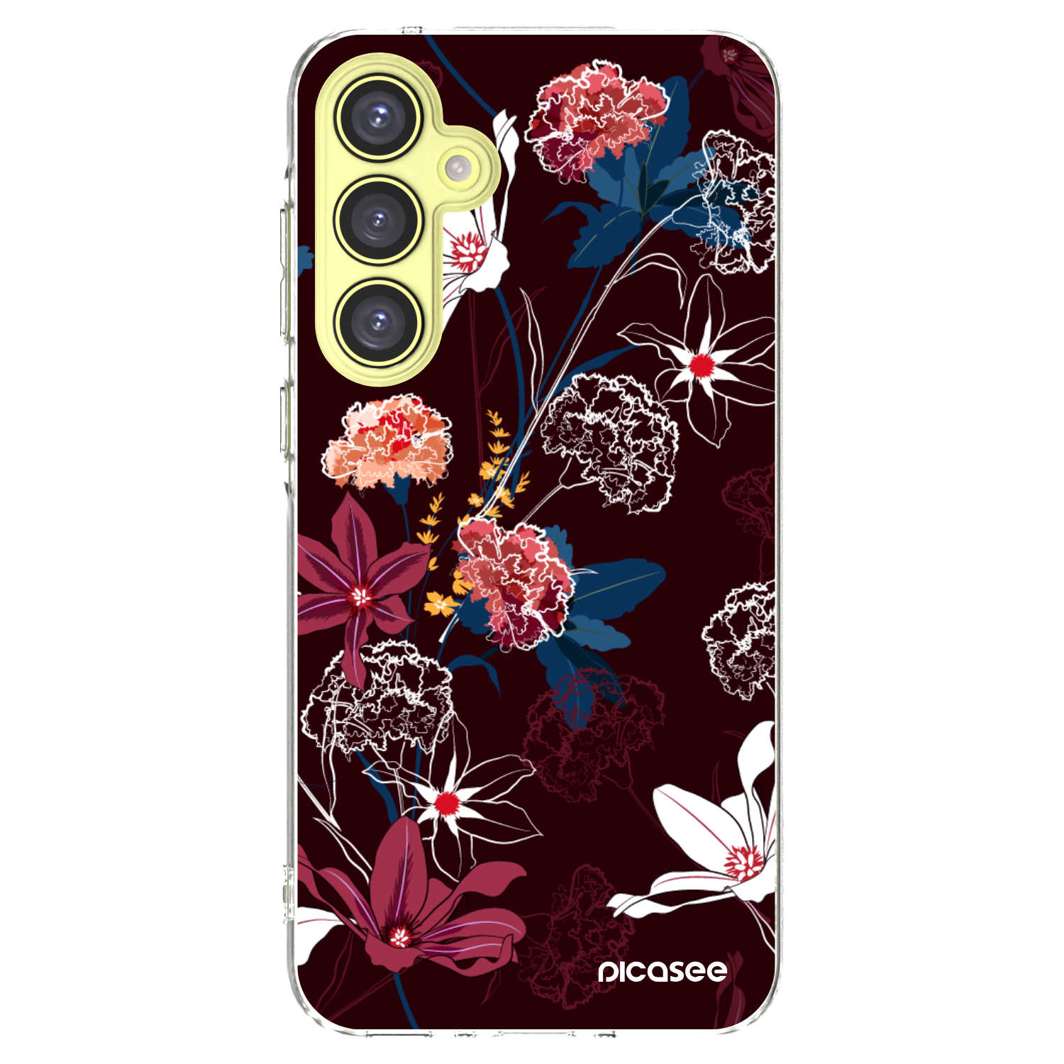 Picasee silikonowe przeźroczyste etui na Samsung Galaxy A35 5G A356B - Dark Meadow