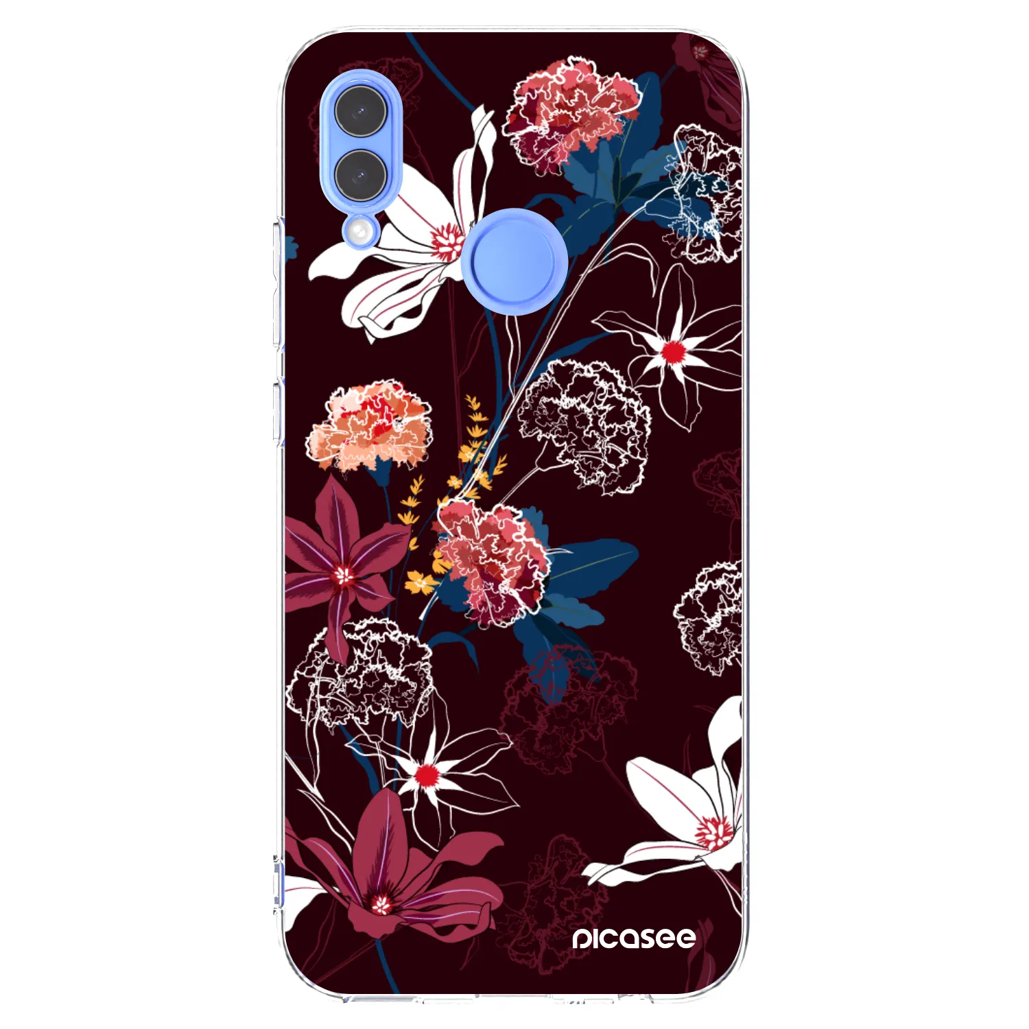 Picasee silikonowe przeźroczyste etui na Honor 10 Lite - Dark Meadow