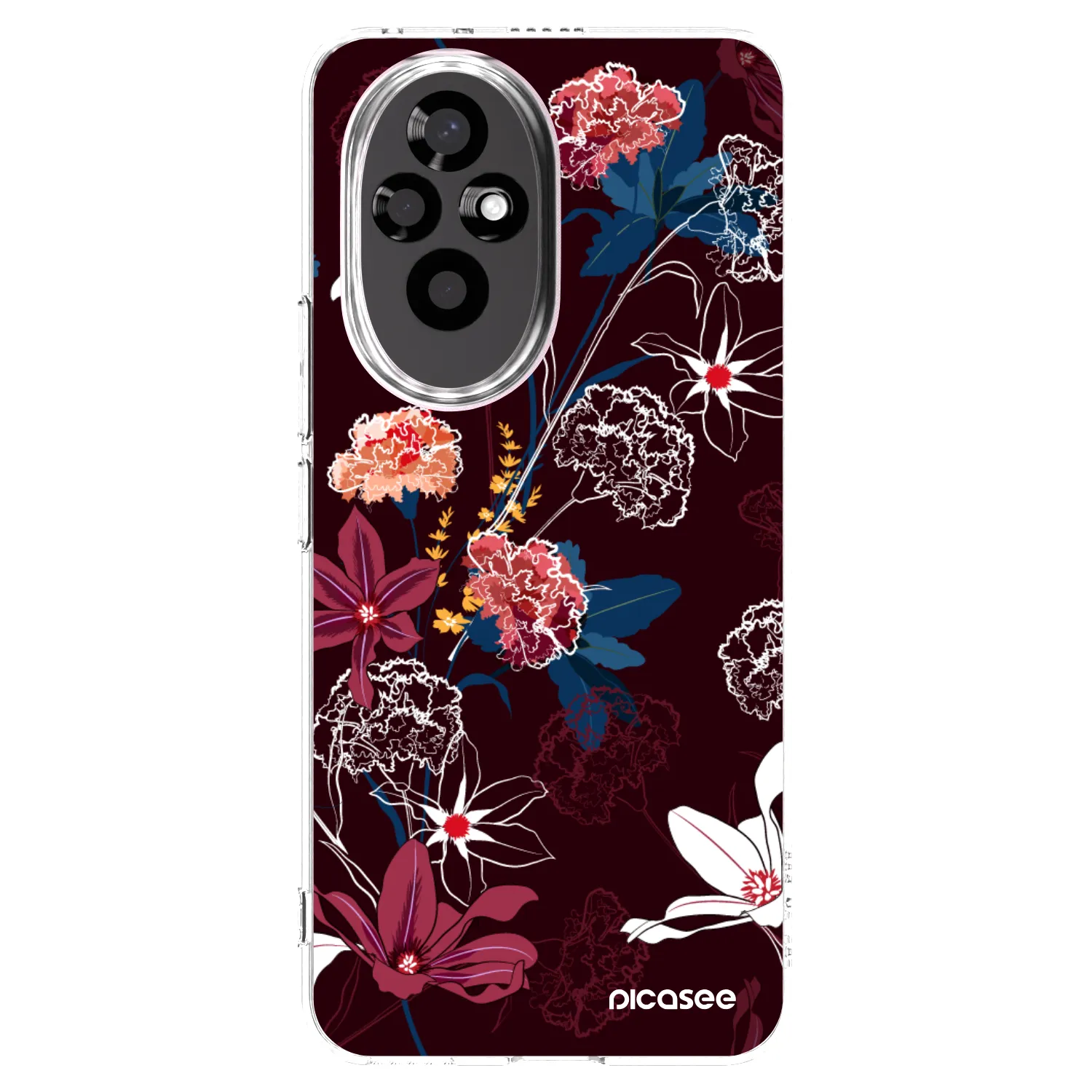 Picasee silikonowe przeźroczyste etui na Honor 200 Pro 5G - Dark Meadow