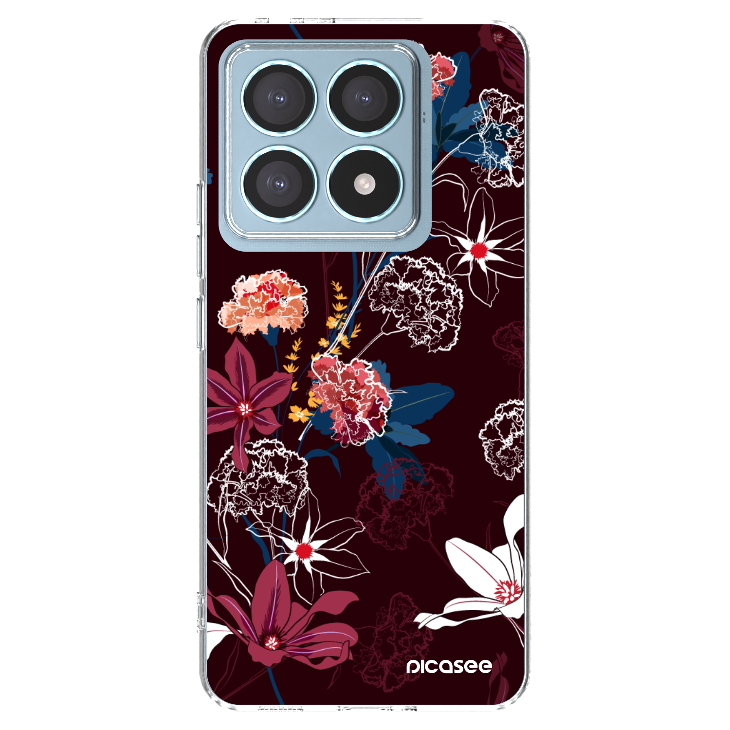 Picasee silikonowe przeźroczyste etui na Xiaomi 14T Pro - Dark Meadow