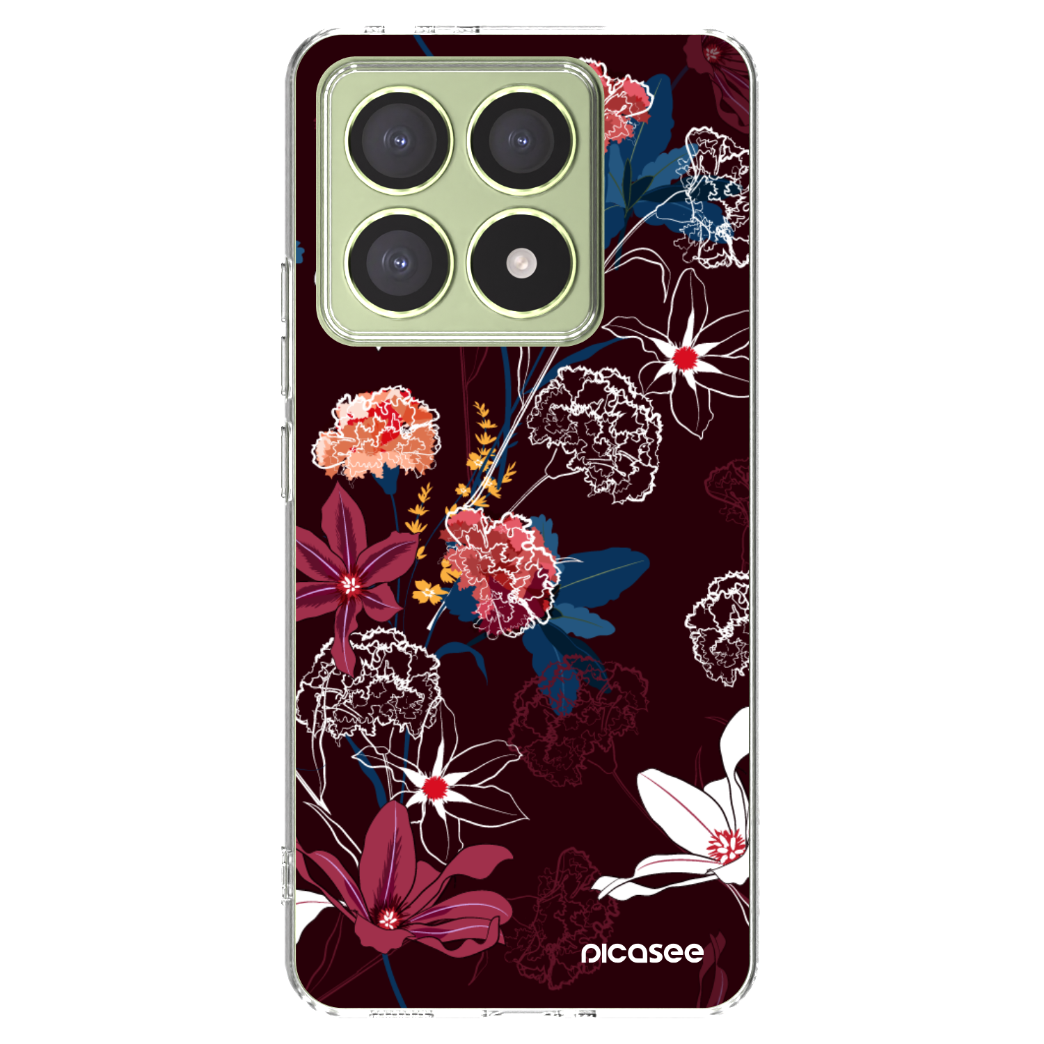Picasee silikonowe przeźroczyste etui na Xiaomi 14T - Dark Meadow