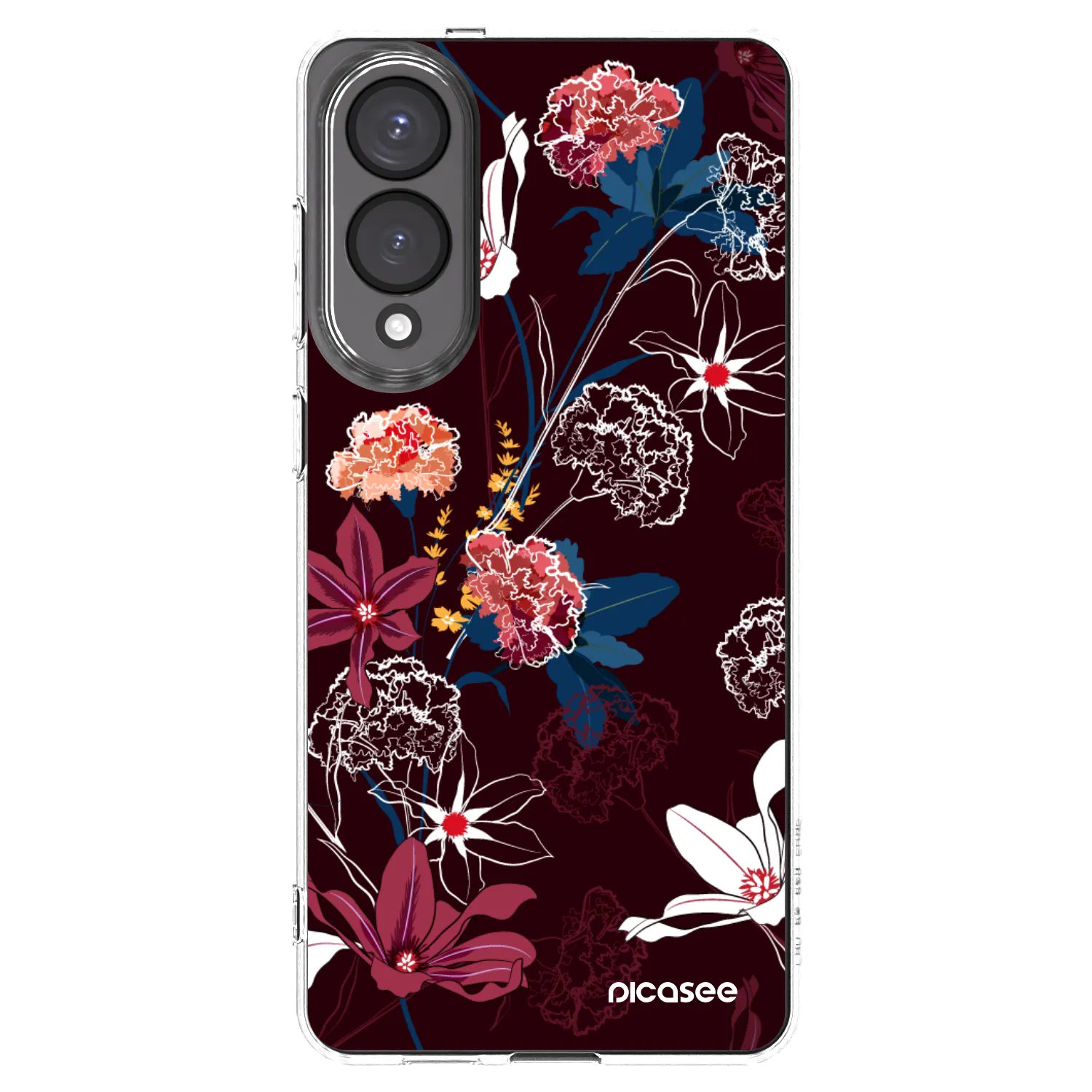 Picasee silikonowe przeźroczyste etui na Samsung Galaxy S25 Edge 5G - Dark Meadow