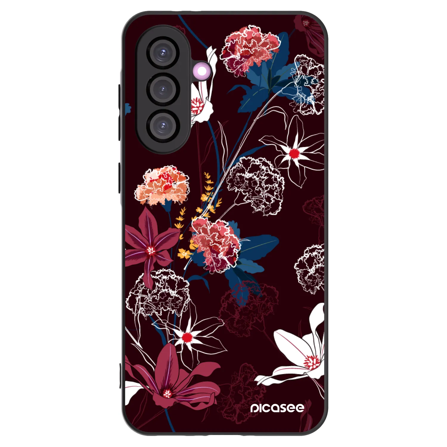 Picasee silikonowe czarne etui na Samsung Galaxy A56 5G A566B - Dark Meadow
