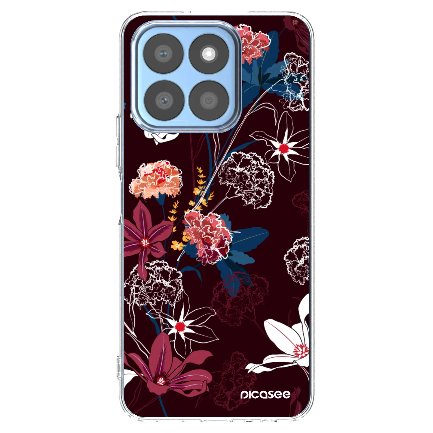 Picasee silikonowe przeźroczyste etui na Honor X8c - Dark Meadow