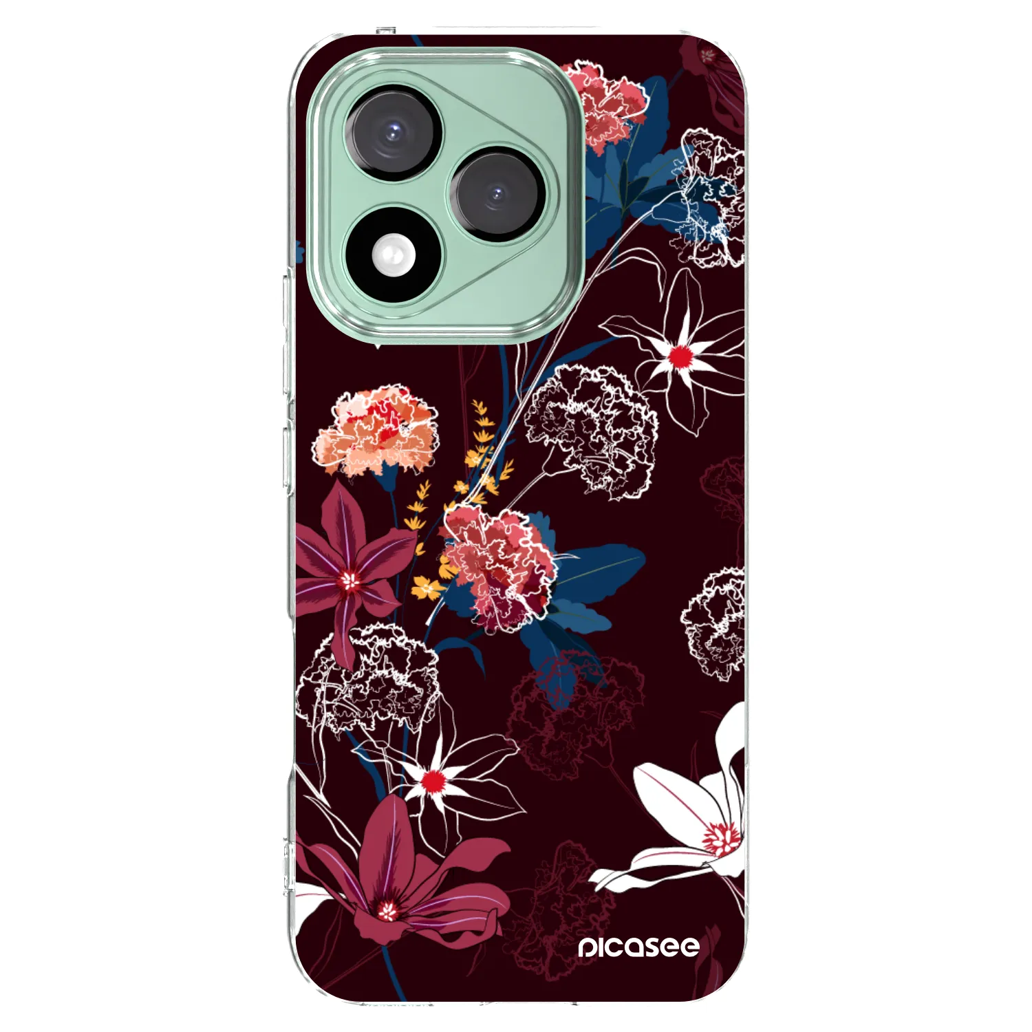 Picasee silikonowe przeźroczyste etui na Honor 400 Lite 5G - Dark Meadow