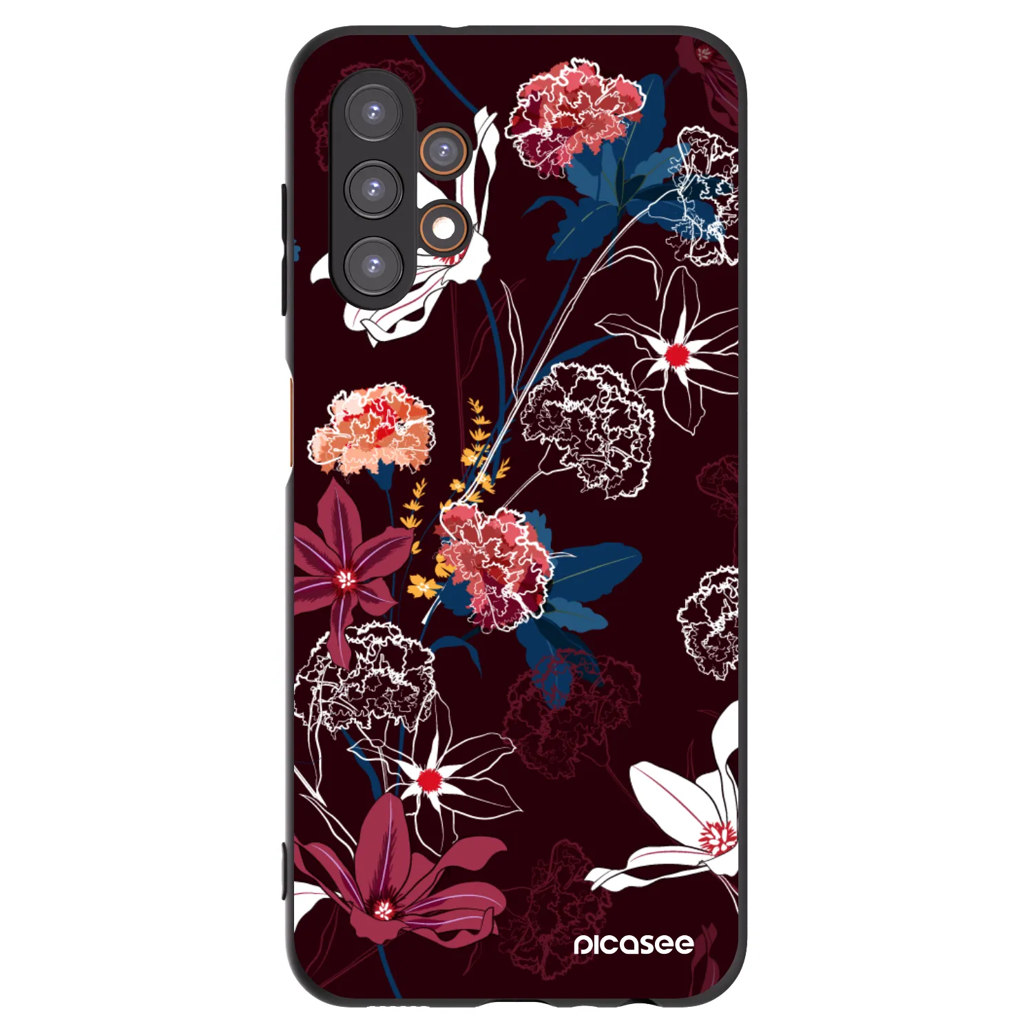 Picasee silikonowe czarne etui na Samsung Galaxy A13 5G - Dark Meadow