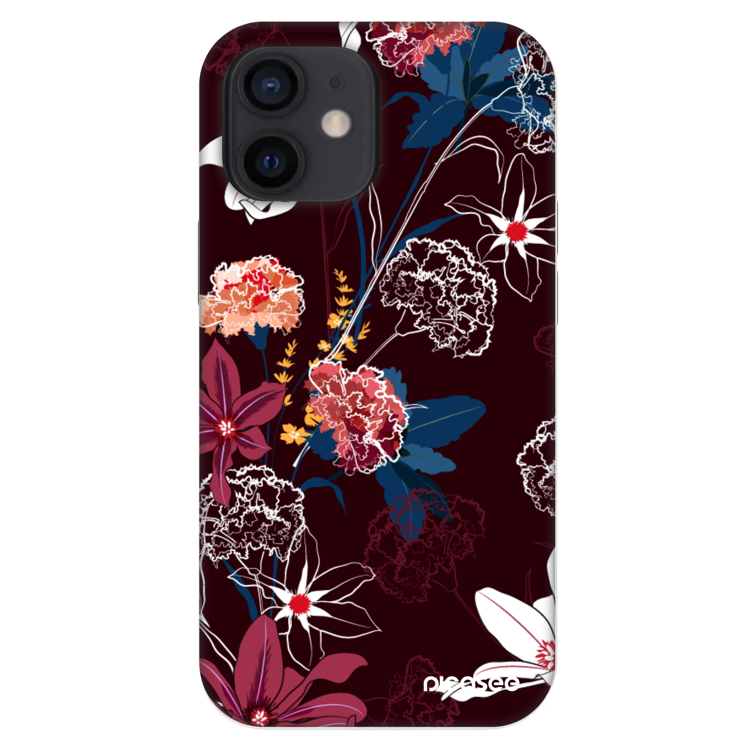 Picasee Fashion Case na Apple iPhone 12 mini - Dark Meadow