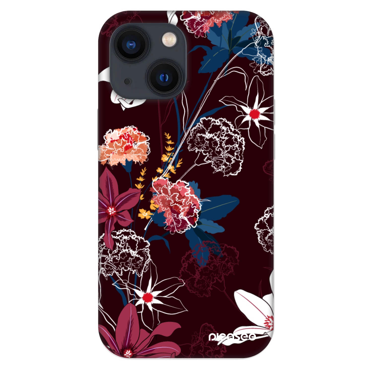 Picasee Fashion Case na Apple iPhone 13 mini - Dark Meadow