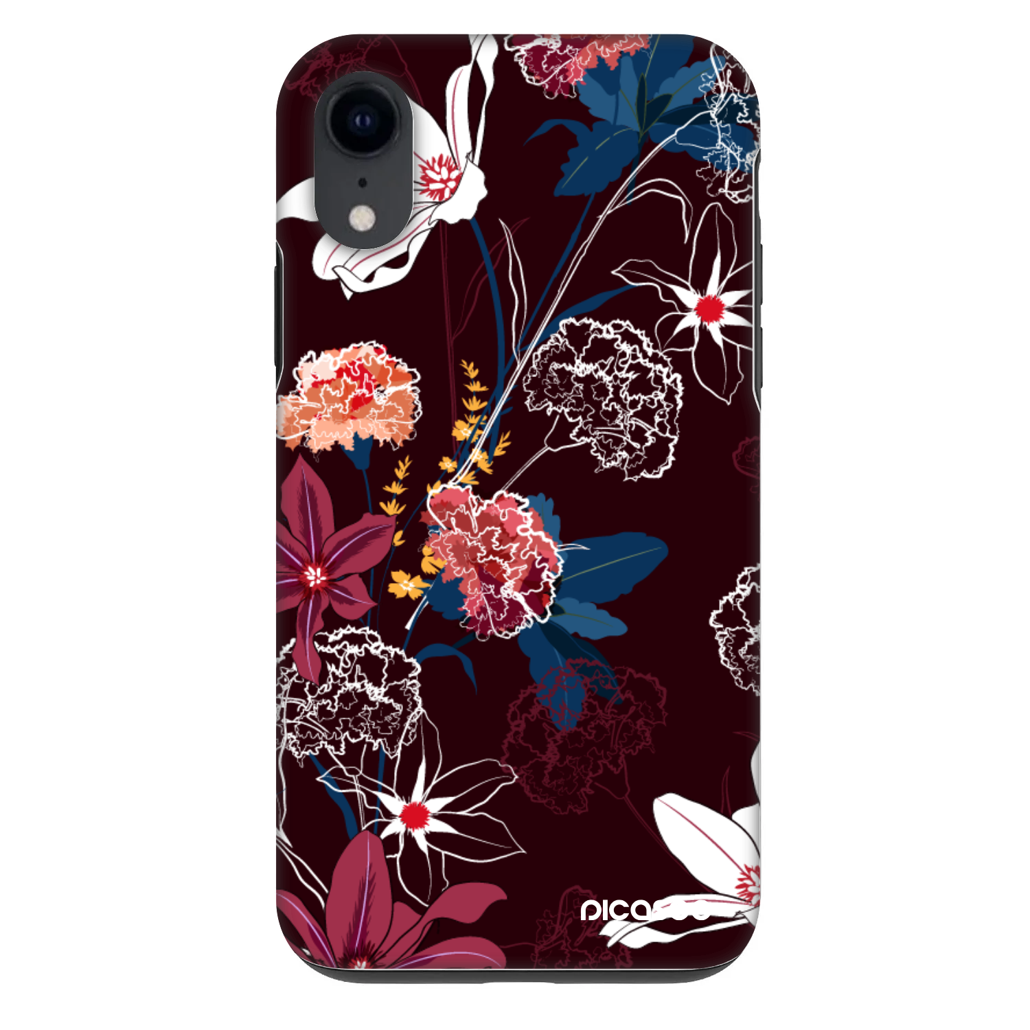 Picasee Fashion Case na Apple iPhone XR - Dark Meadow