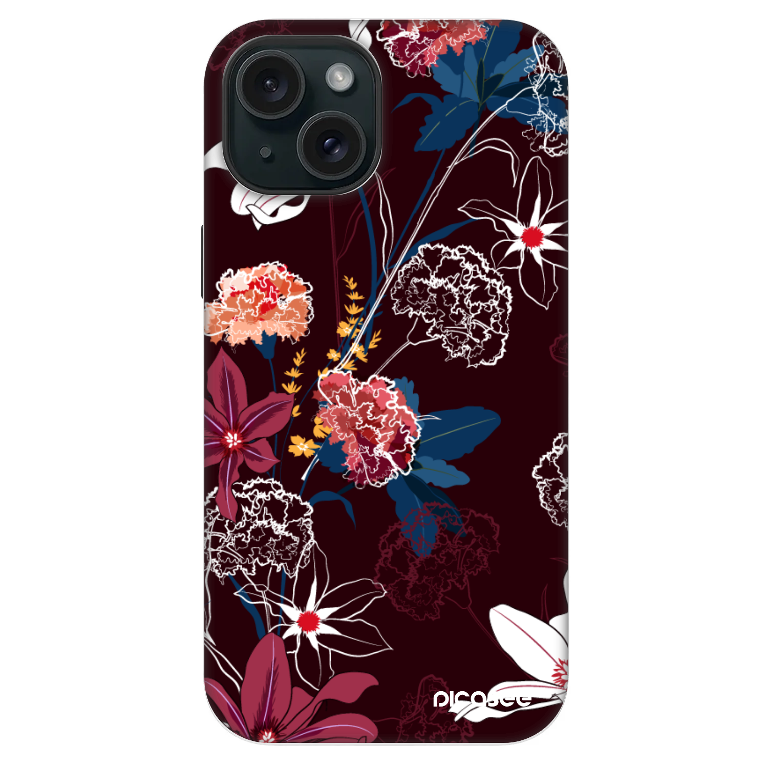 Picasee Fashion Case MagSafe na Apple iPhone 14 - Dark Meadow