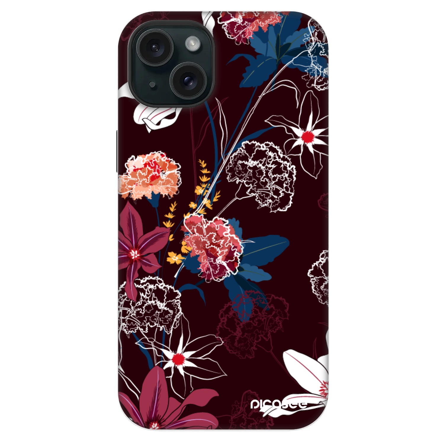 Picasee Fashion Case MagSafe na Apple iPhone 14 Plus - Dark Meadow