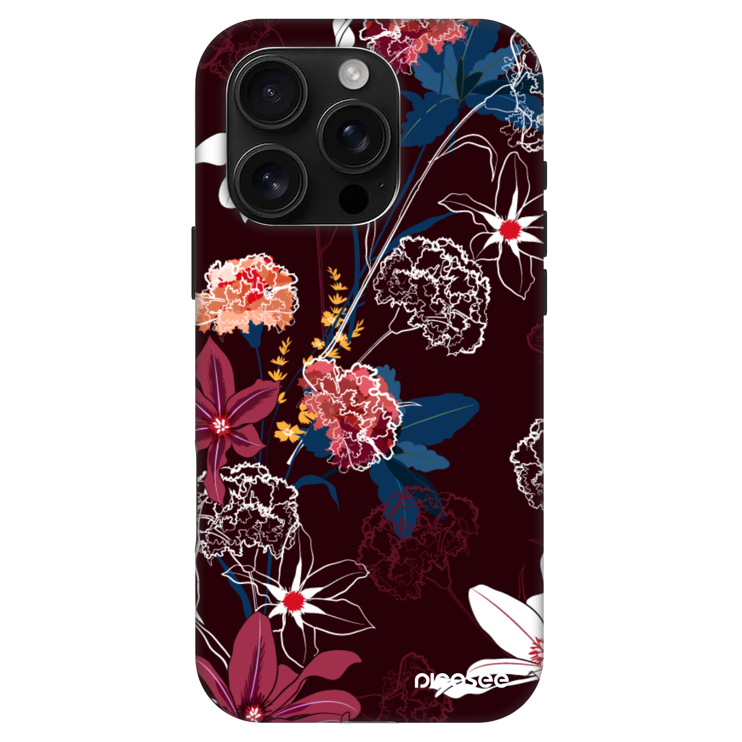 Picasee Fashion Case MagSafe na Apple iPhone 16 Pro - Dark Meadow
