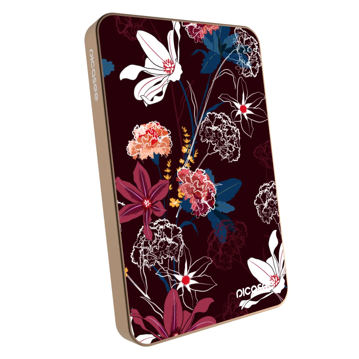 Picasee Powerbank z MagSafe 5 000 mAh Złoty - Dark Meadow