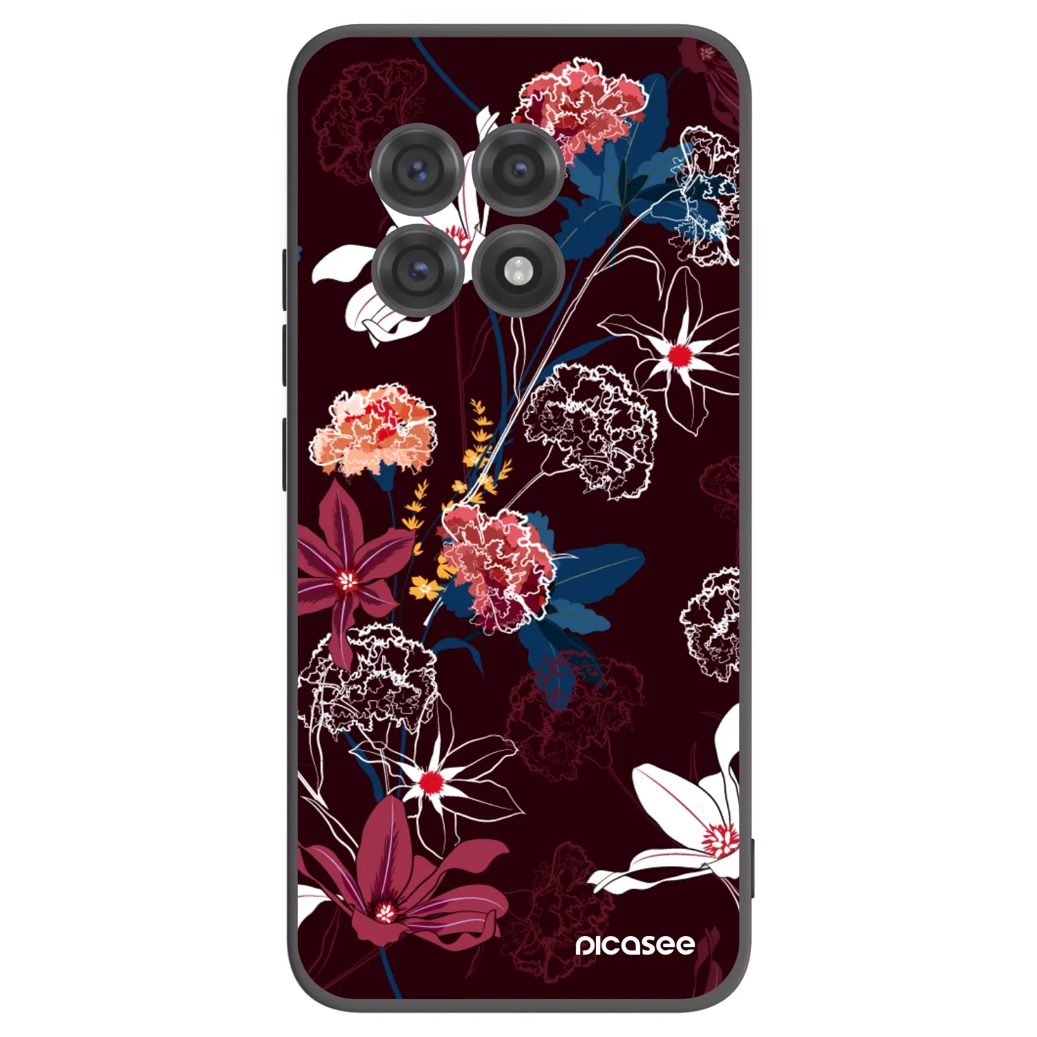 Picasee silikonowe czarne etui na OnePlus 13R 5G - Dark Meadow