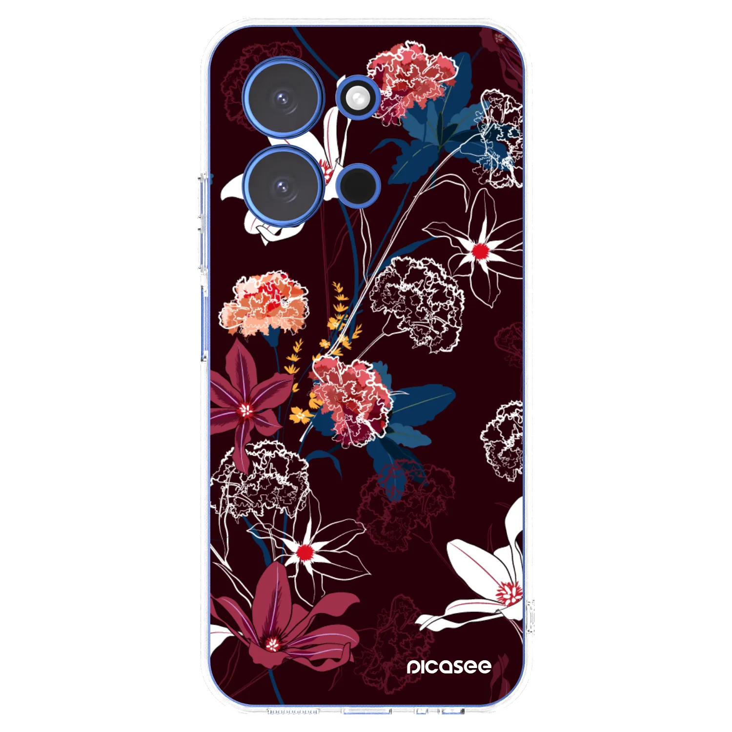 Picasee silikonowe przeźroczyste etui na Xiaomi Redmi 15C 4G - Dark Meadow