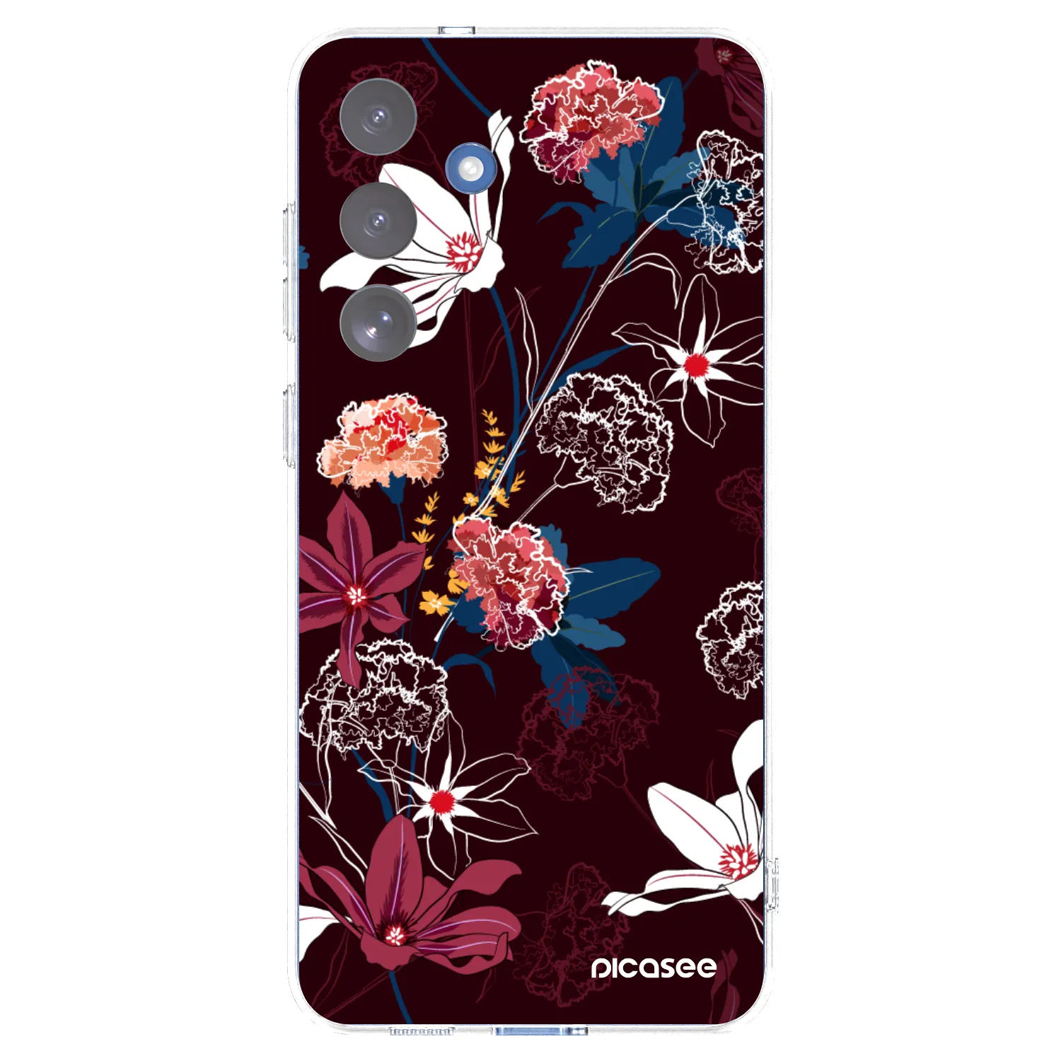 Picasee silikonowe przeźroczyste etui na Samsung Galaxy S25 FE 5G - Dark Meadow