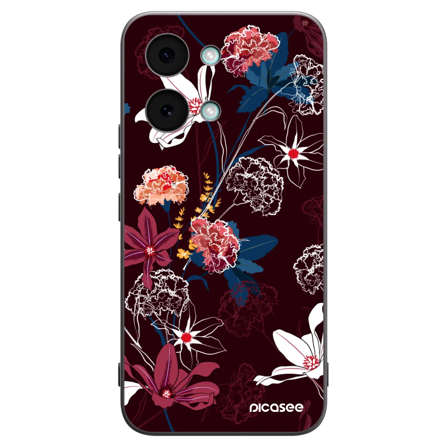 Picasee silikonowe czarne etui na Xiaomi Poco X8 Pro Max - Dark Meadow