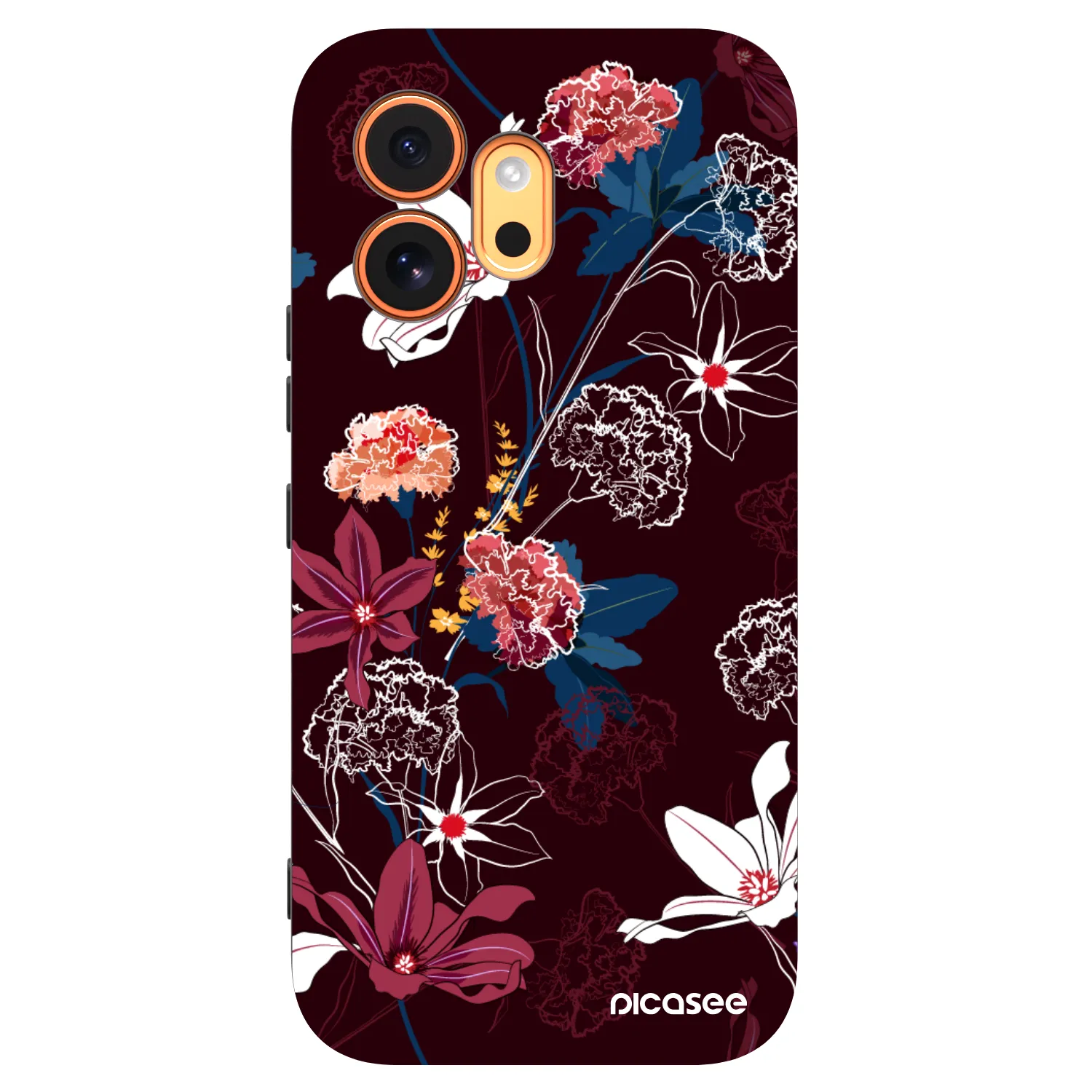 Picasee silikonowe czarne etui na Honor 600 - Dark Meadow
