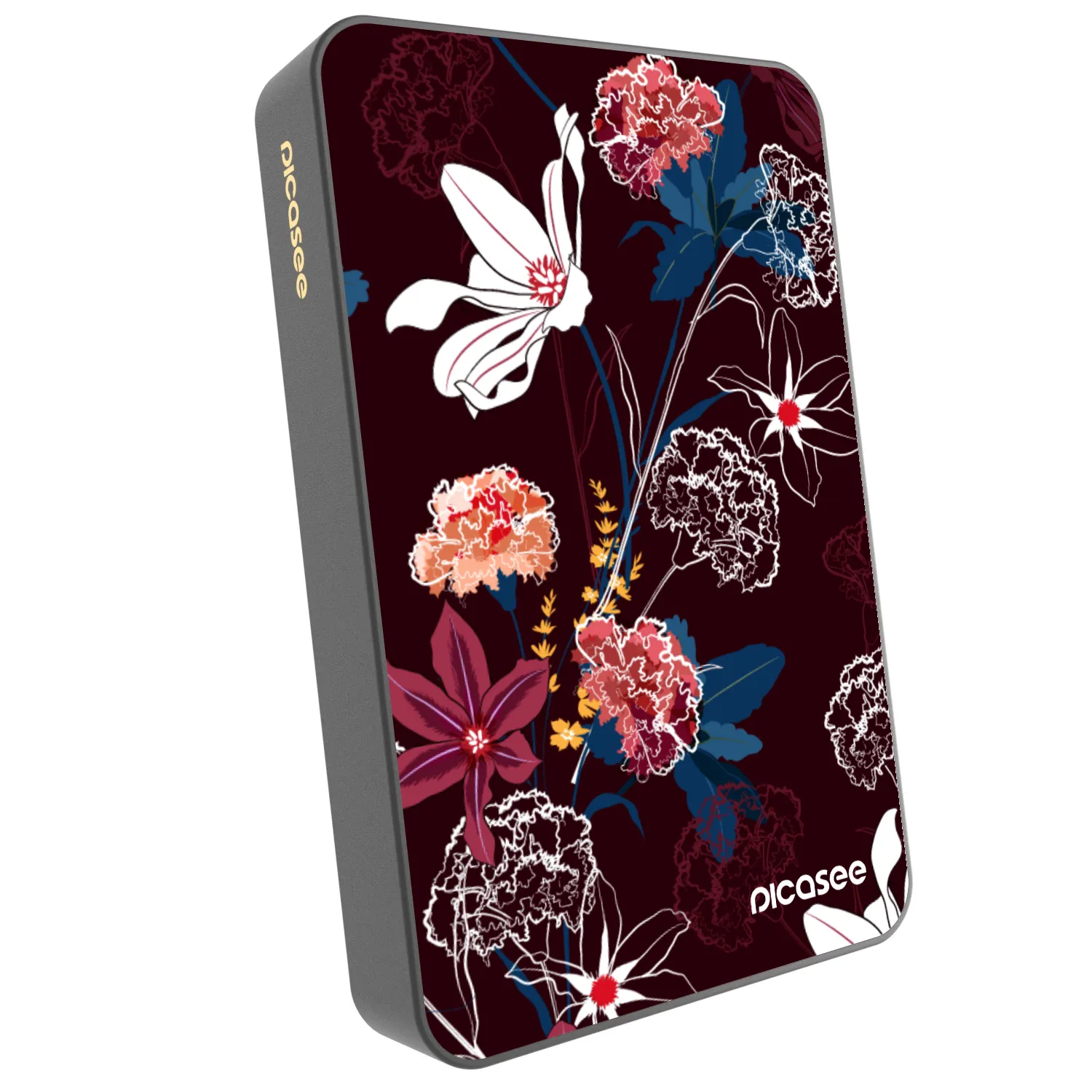 Picasee Powerbank z MagSafe 10 000 mAh Szary - Dark Meadow