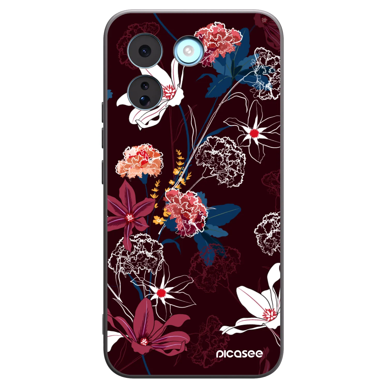 Picasee silikonowe czarne etui na Xiaomi Redmi Note 17 Pro MAX 5G - Dark Meadow